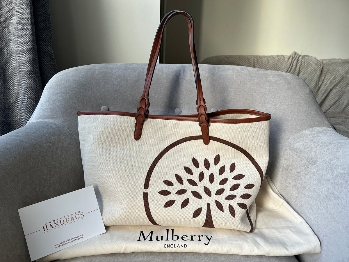 Mulberry canvas bag sale