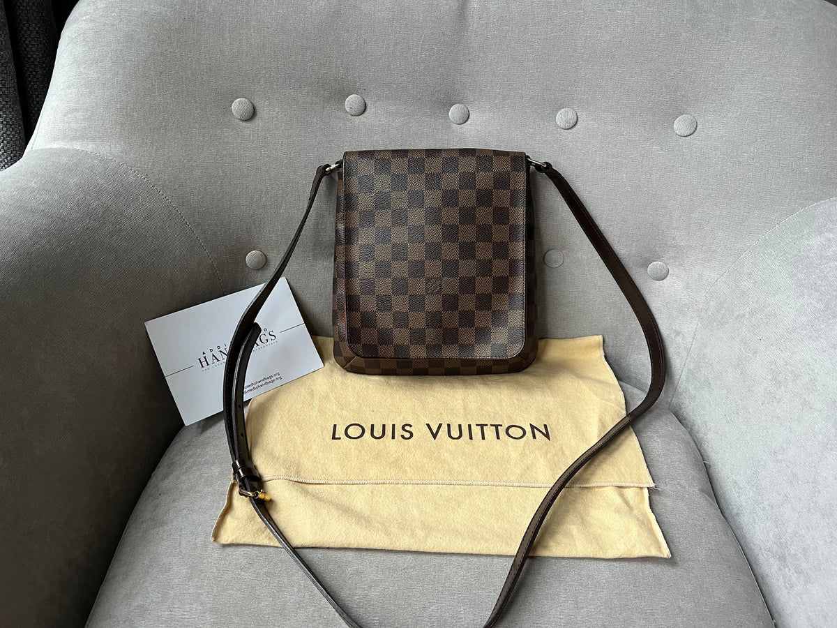 Louis Vuitton Damier Ebene Musette Salsa Long Strap Shoulder Bag