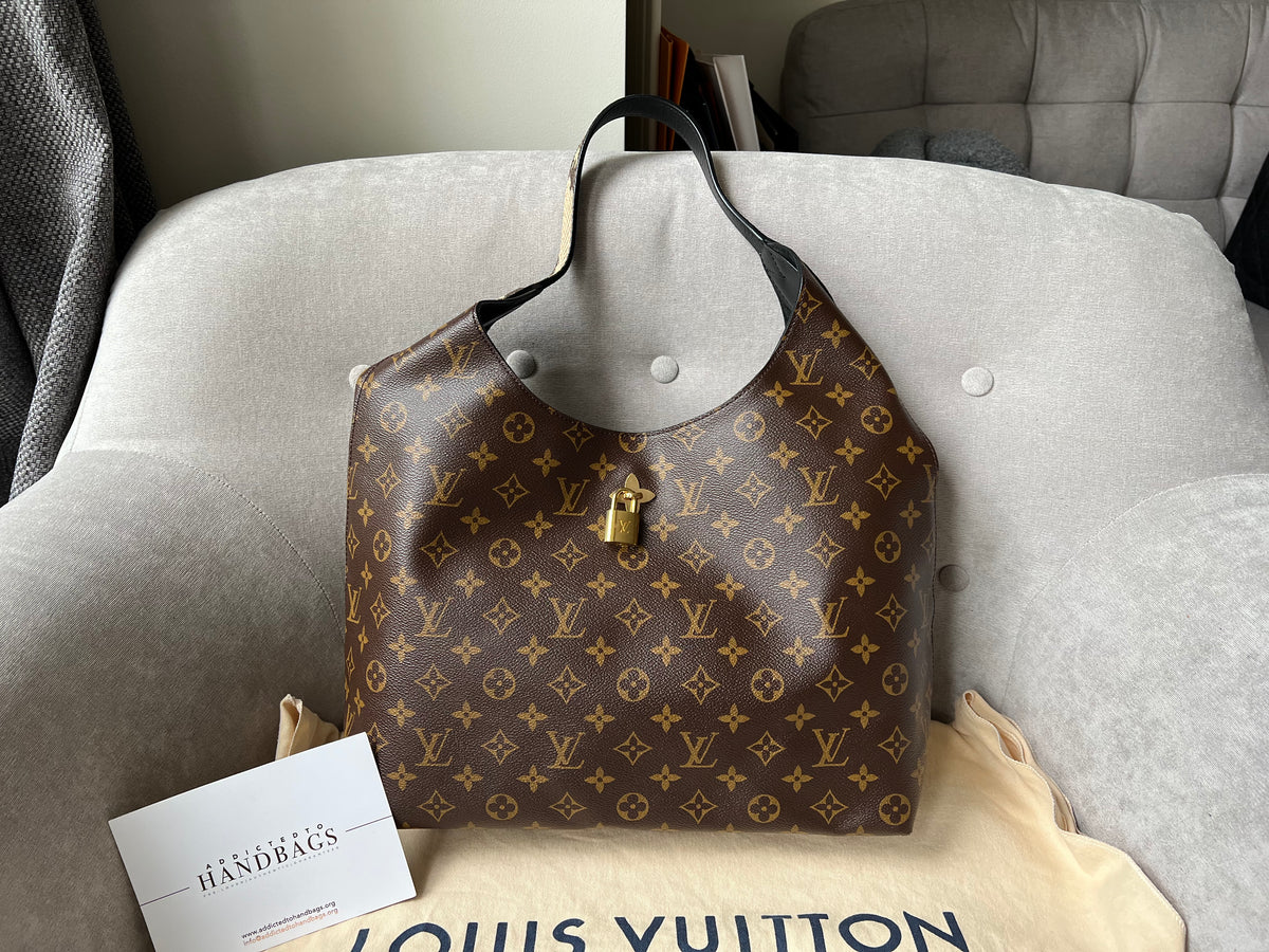 Louis Vuitton Flower Hobo in Monogram with Python Trim (RRP £1370)