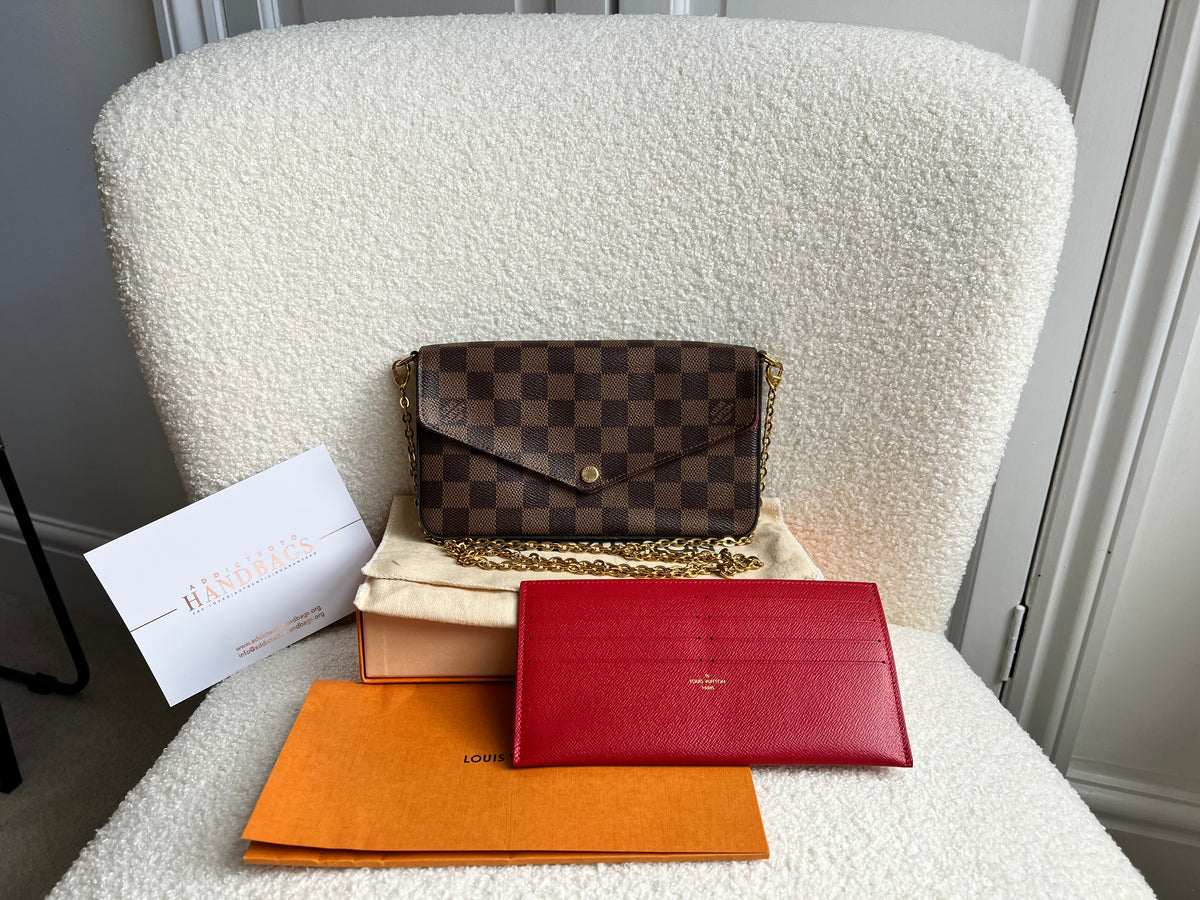 Pochette damier best sale