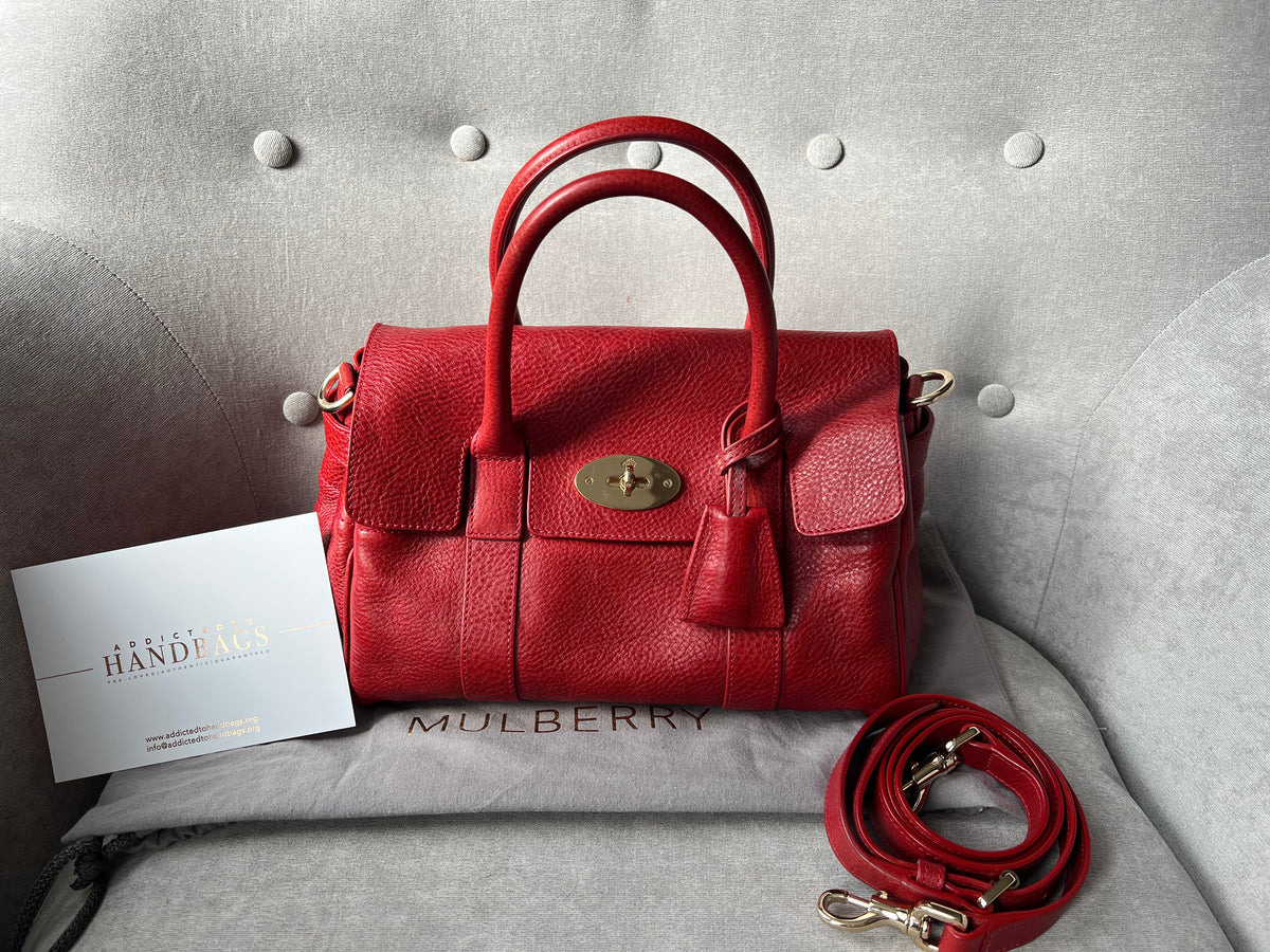 Mulberry Poppy Red Bayswater Satchel RRP 995 Addicted to Handbags