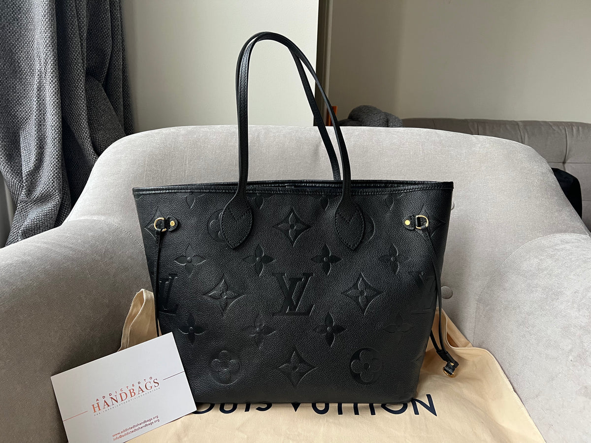Louis vuitton neverfull mm top black