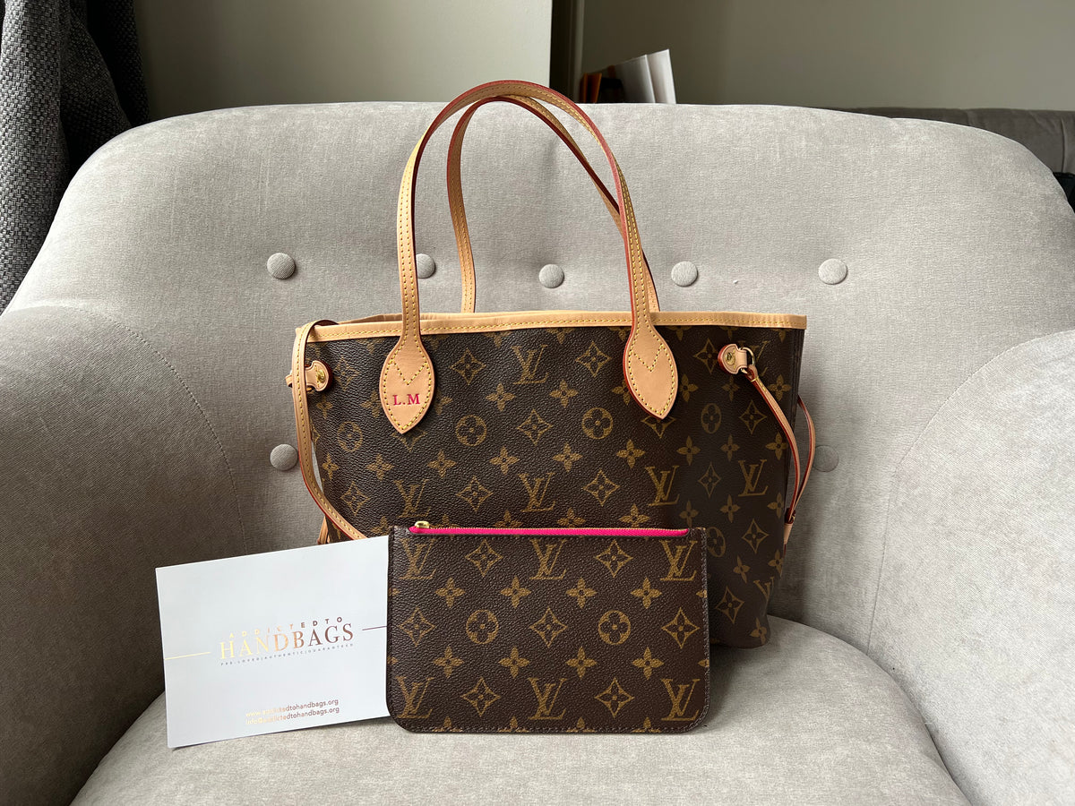 Louis Vuitton Brown Damier Ebene Coated Canvas Neverfull MM Gold