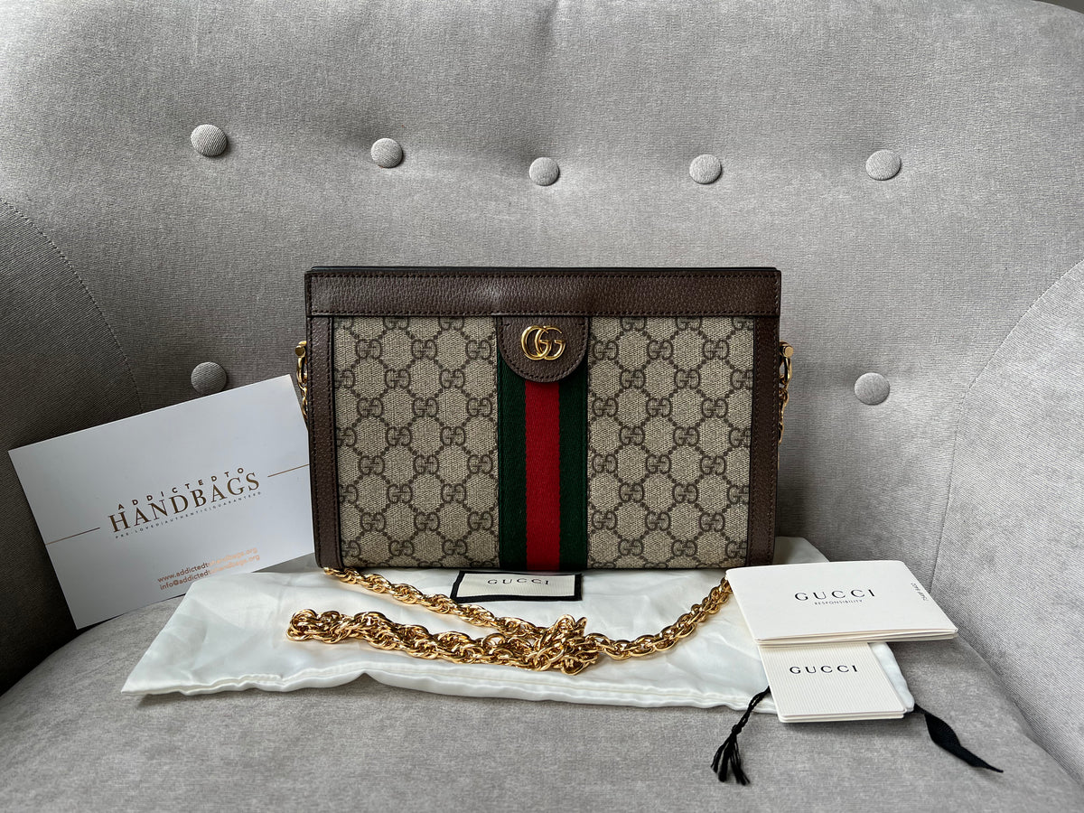 Gucci supreme 2025 small shoulder bag