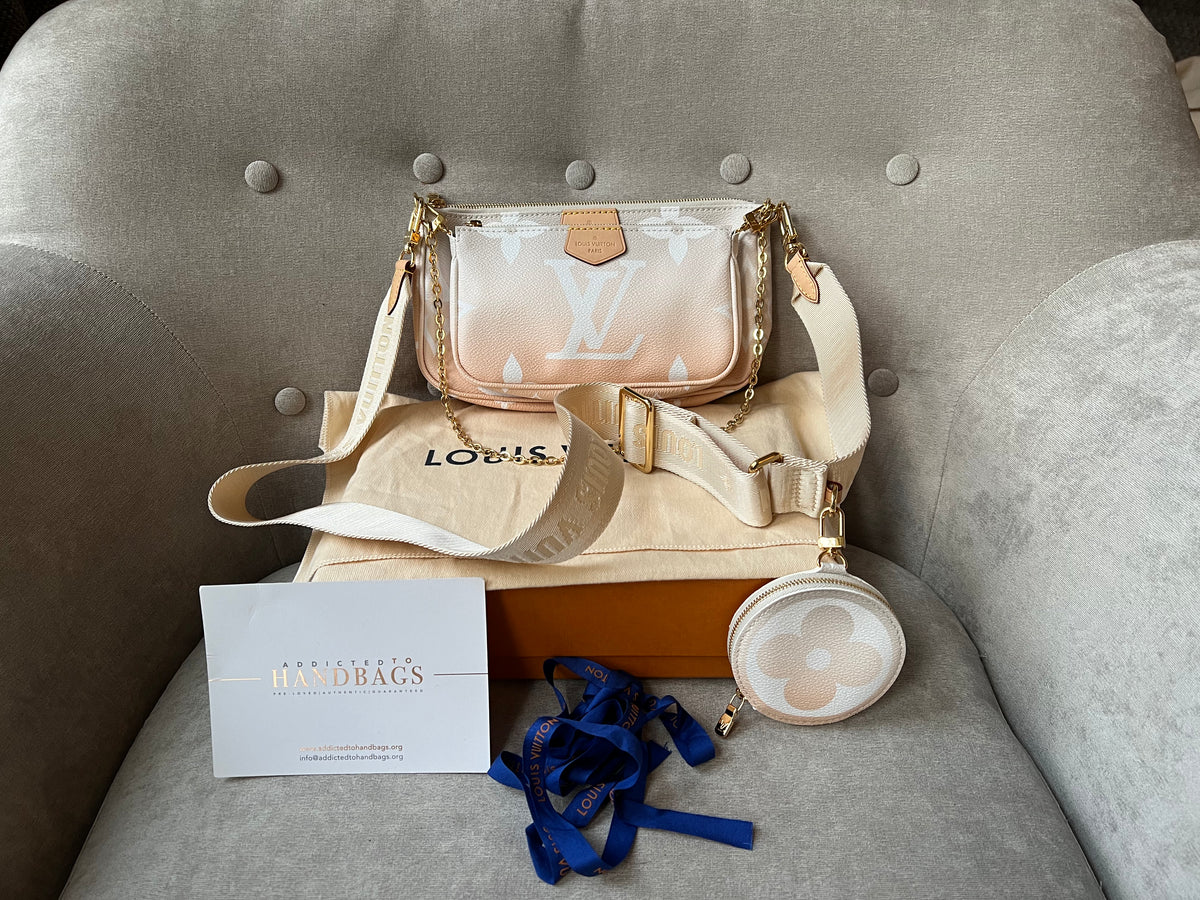 Louis Vuitton Ltd.Edition Nude Multi Pochette, Pool Ombre Mist