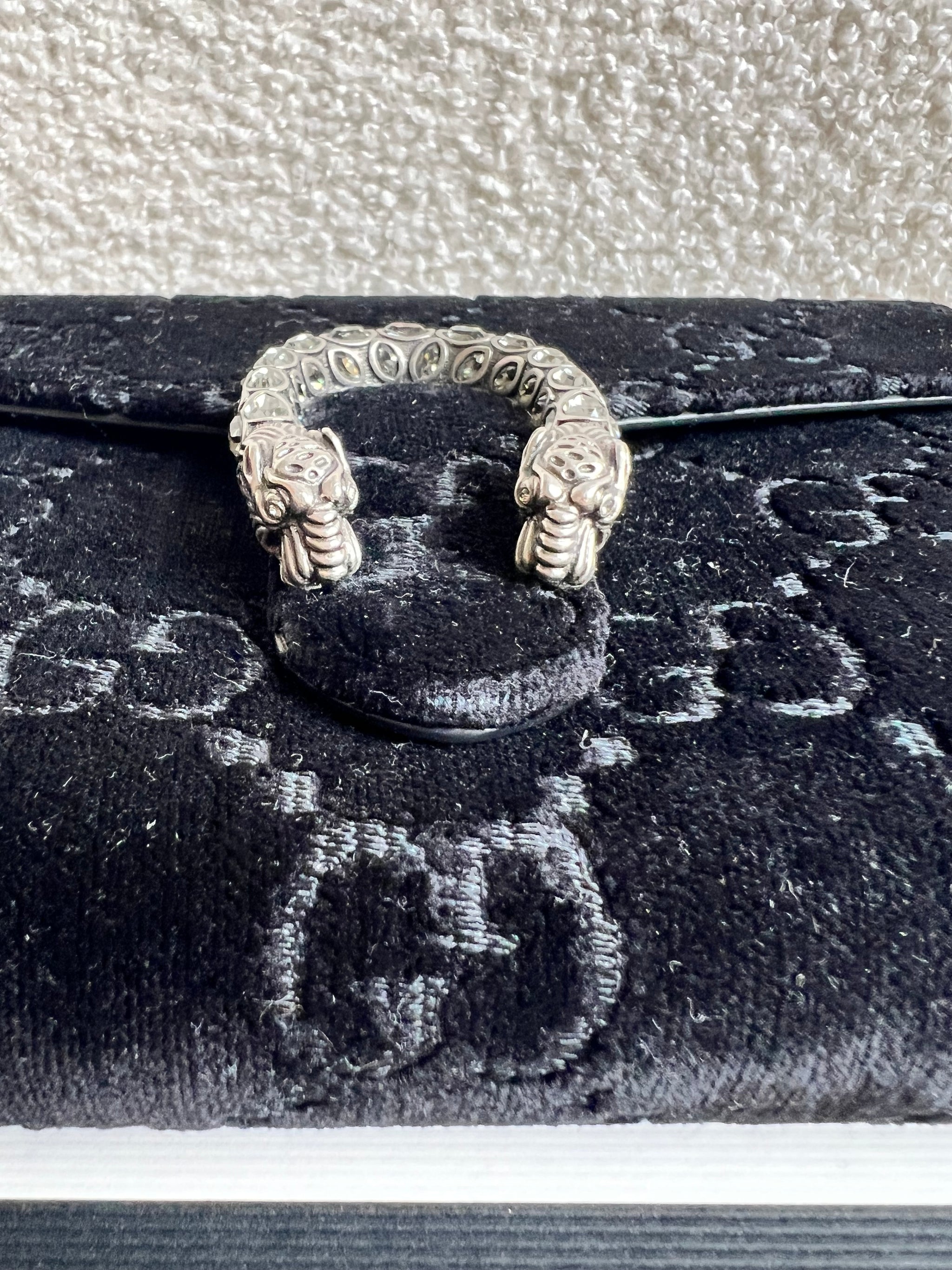 Gucci Black Velvet Dionysus Mini Chain Bag – Addicted to Handbags