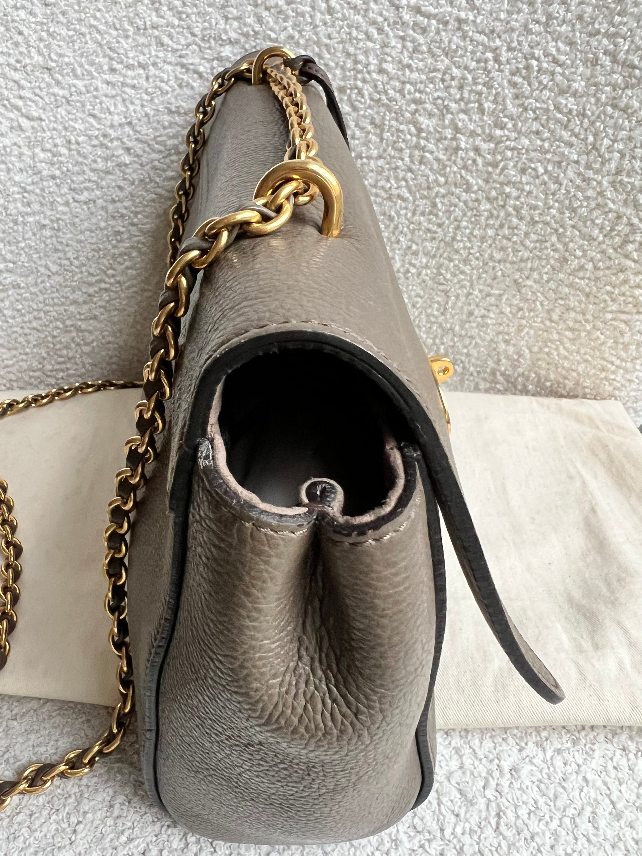 Mulberry Clay Medium Lily with Gold Hardware (RRP £1095