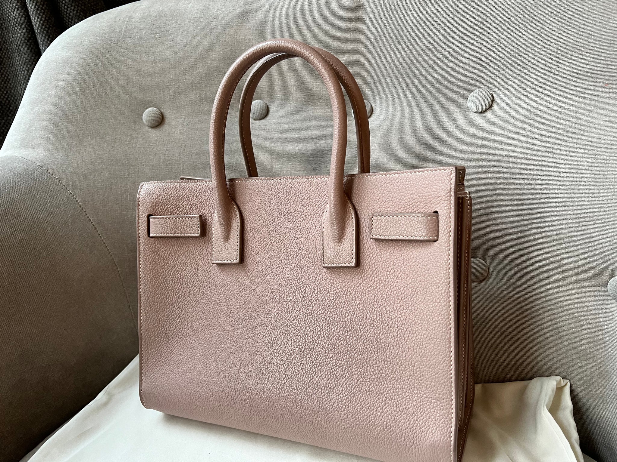 Yves Saint Laurent YSL Pink Sac De Jour Baby RRP 2 185 Addicted to Handbags