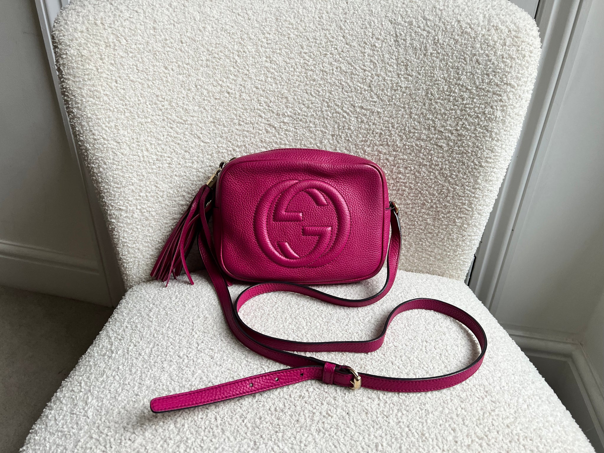 Gucci Pink Soho Disco – Addicted to Handbags