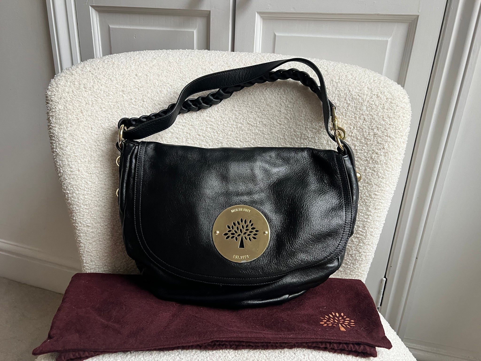 Mulberry Black Daria Satchel (RRP £795) – Addicted to Handbags
