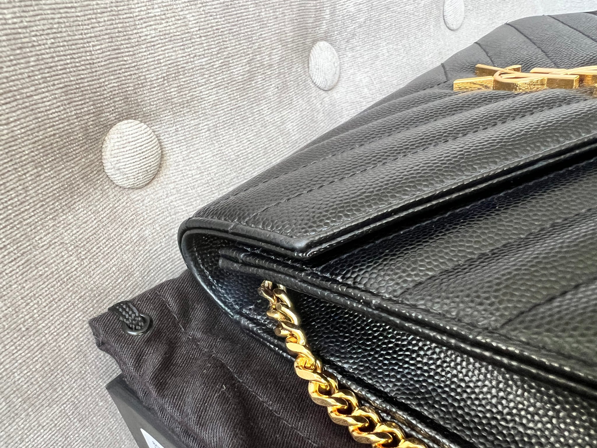 ysl wallet chain bag