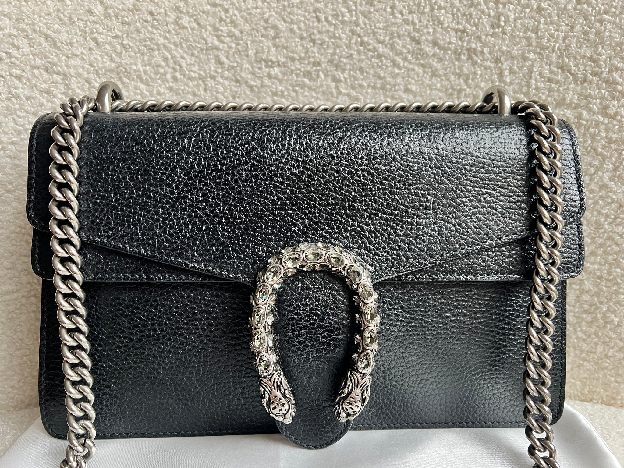 Gucci Dionysus GG Black Small Shoulder Bag (RRP £2,670