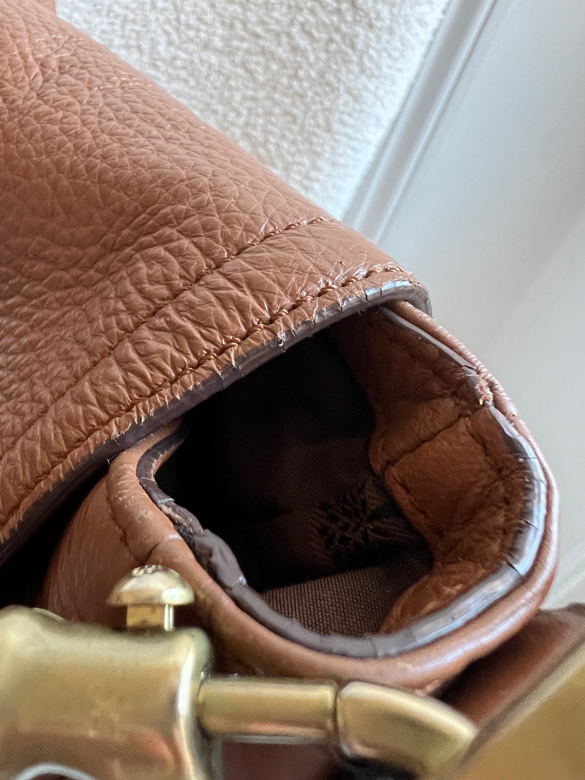 Mulberry Oak Large Effie Satchel – Addicted to Handbags