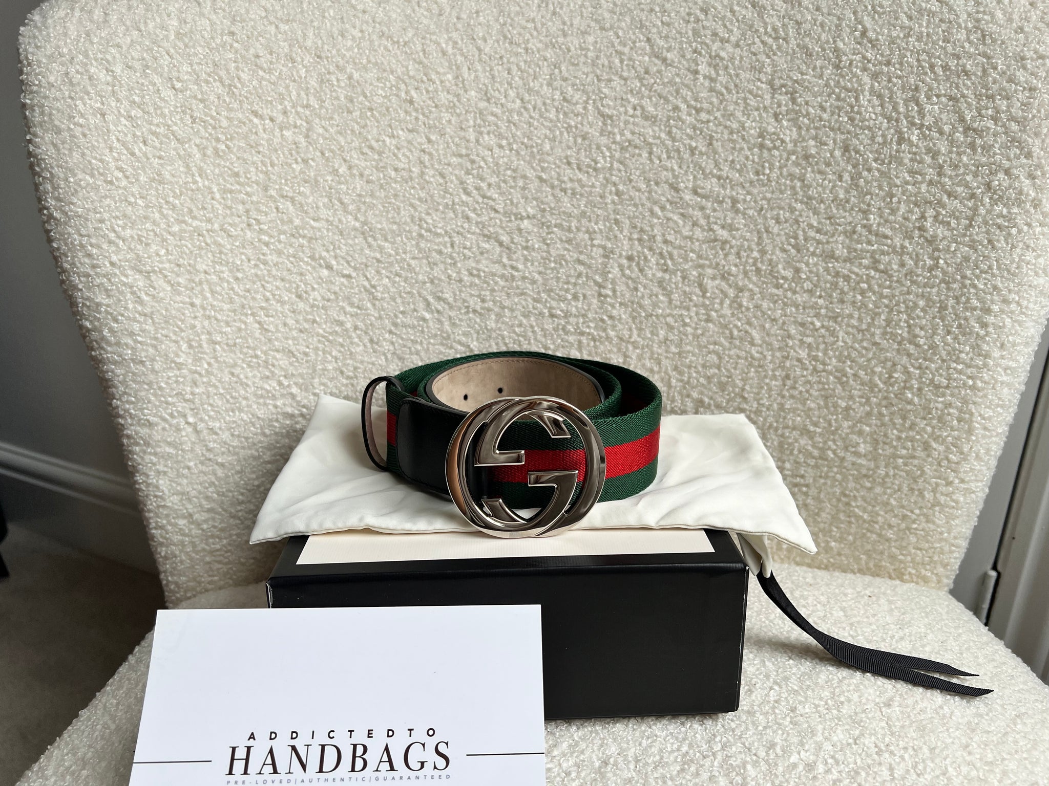 Gucci belt black red and green hotsell