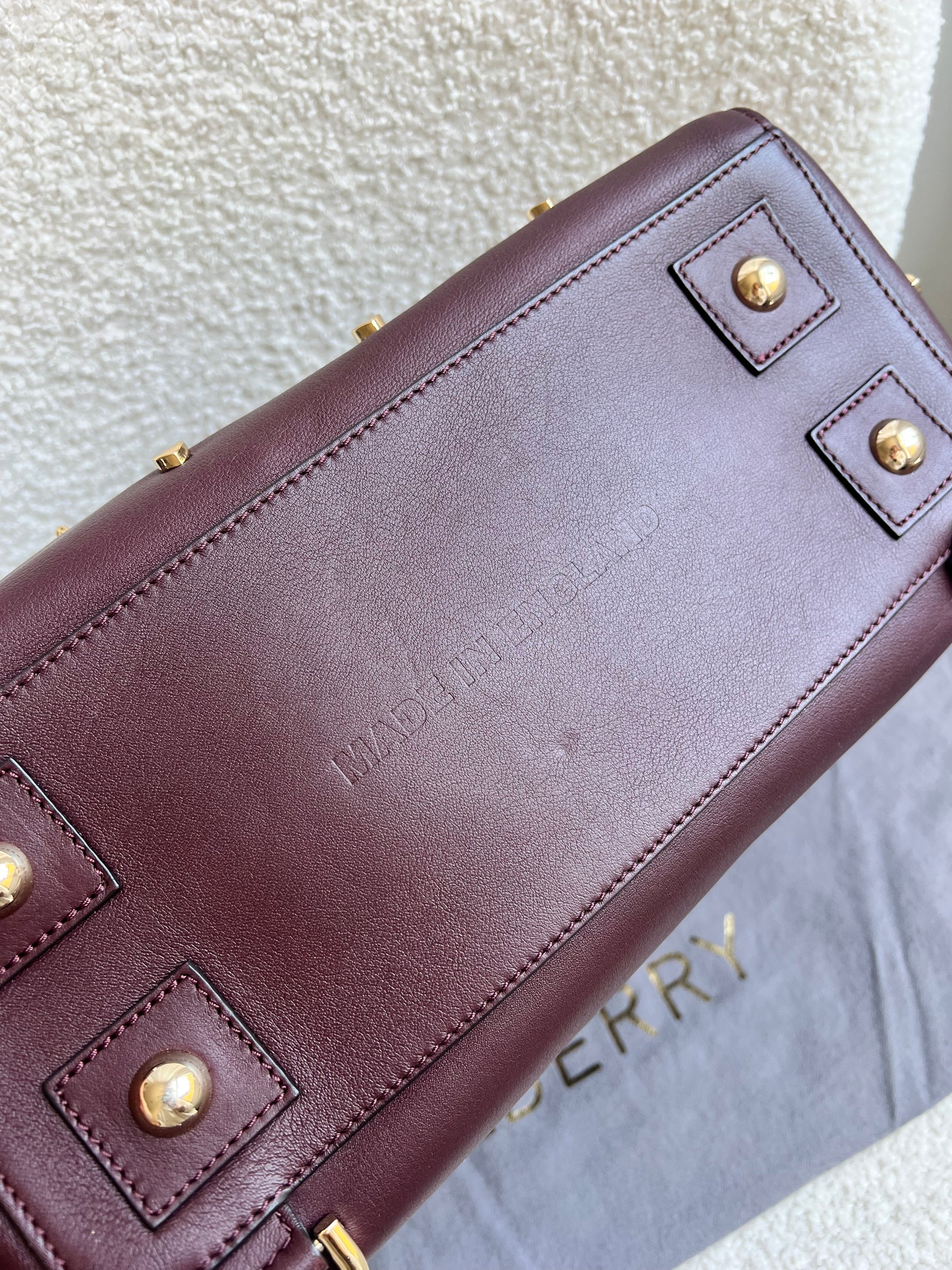 Mulberry Medium Oxblood Rivet Cara Backpack – Addicted to Handbags