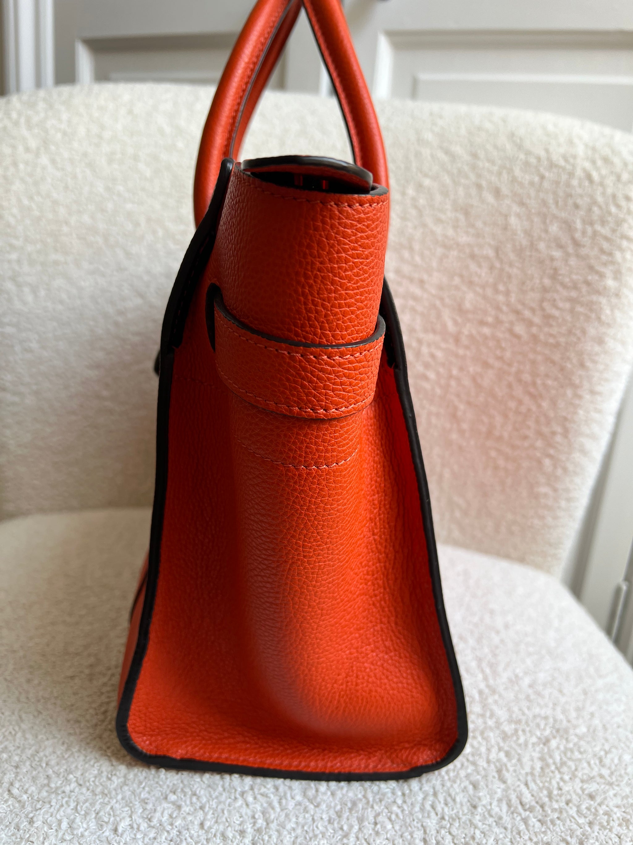 Mulberry Bright Orange Small Zipped Bayswater (RRP £1,195
