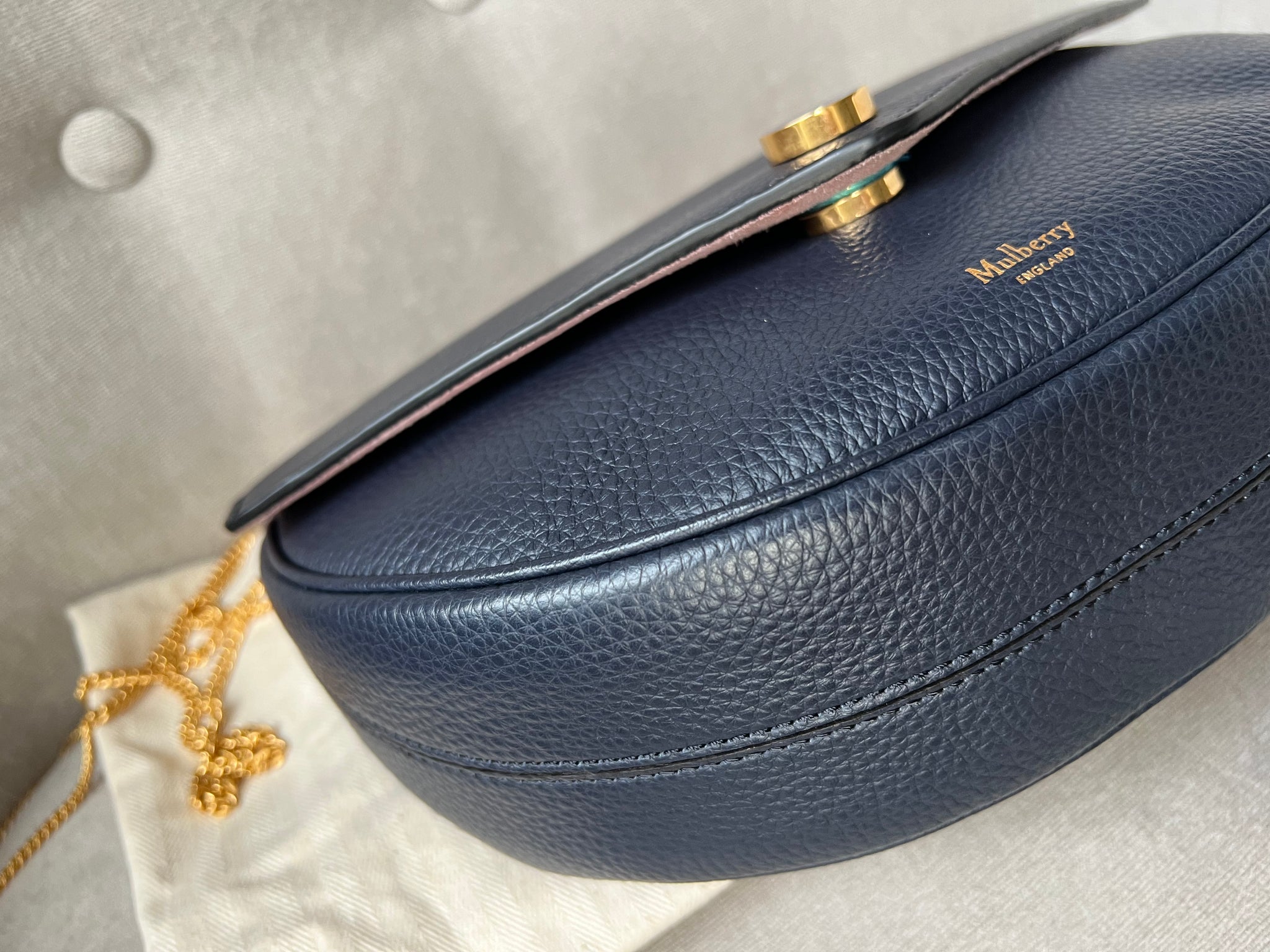 Mulberry Midnight Brockwell Clutch RRP 495 Addicted to Handbags