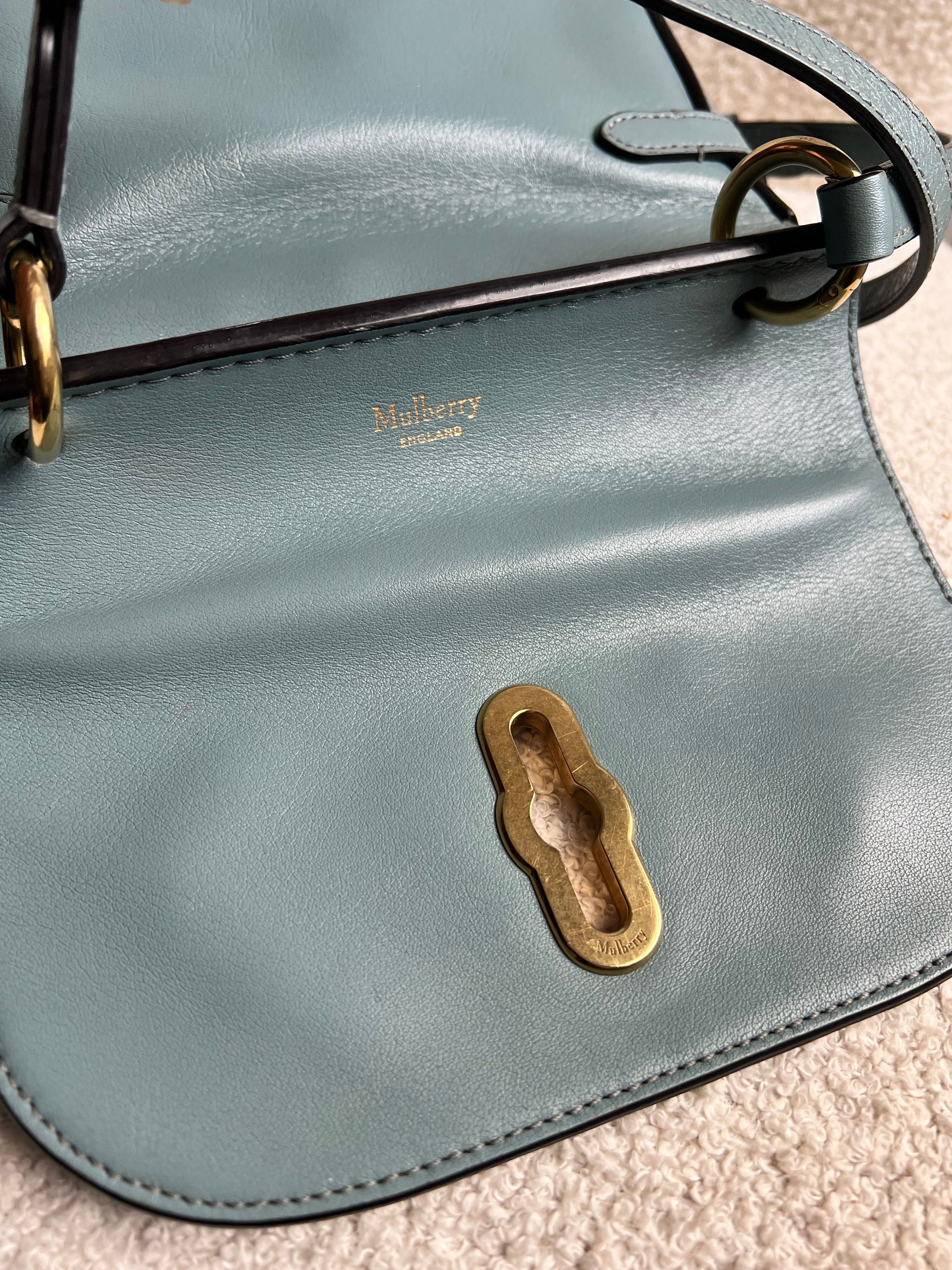 Mulberry Small Dark Frozen Amberley Satchel (RRP £795) – Addicted