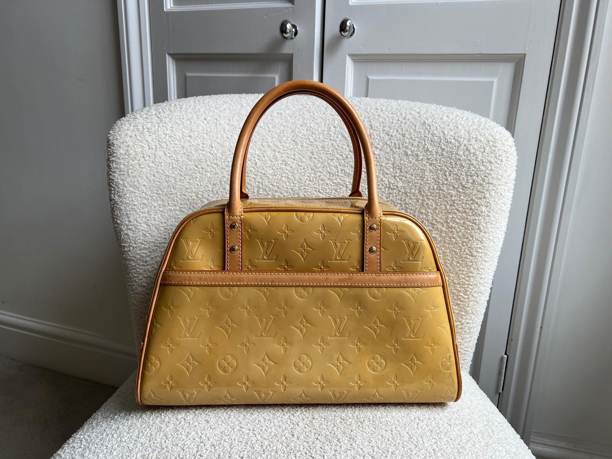Authentic LV Monogram Vernis Tompkins Louis Vuitton Tompkins 