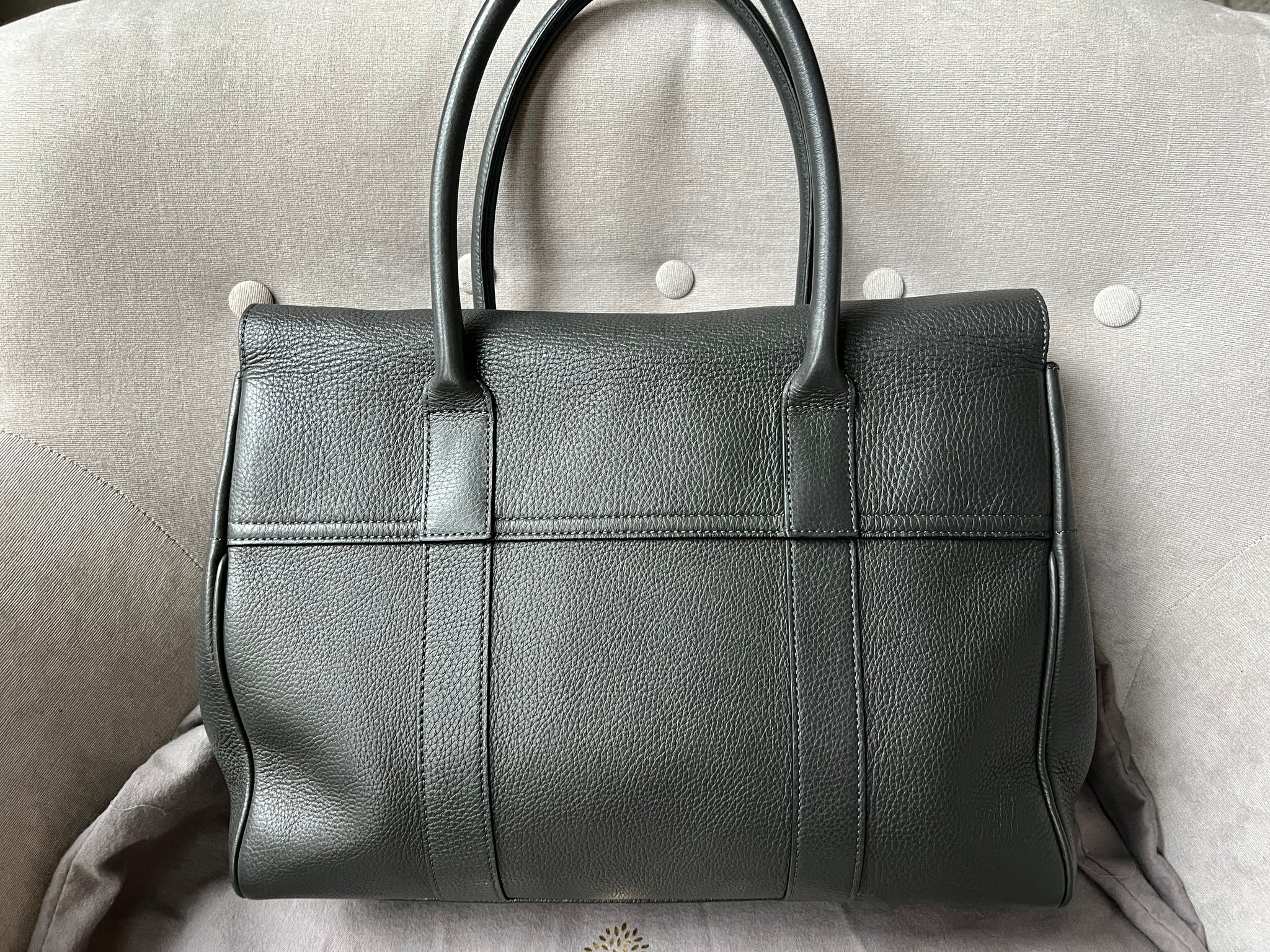 Mulberry Graphite Grey Bayswater RRP 995 Addicted to Handbags