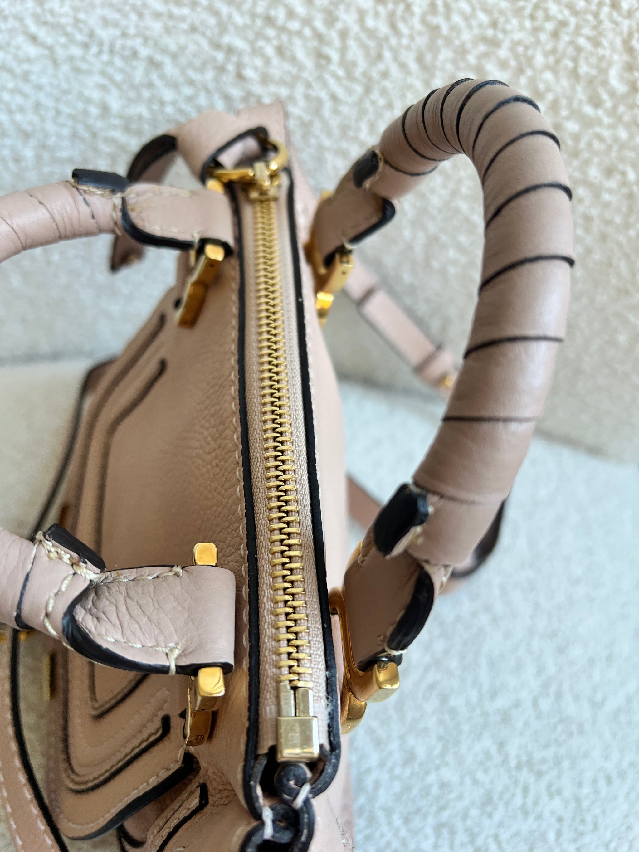 Chloe Softy Pink Mini Marcie Handbag (RRP £1050) – Addicted to