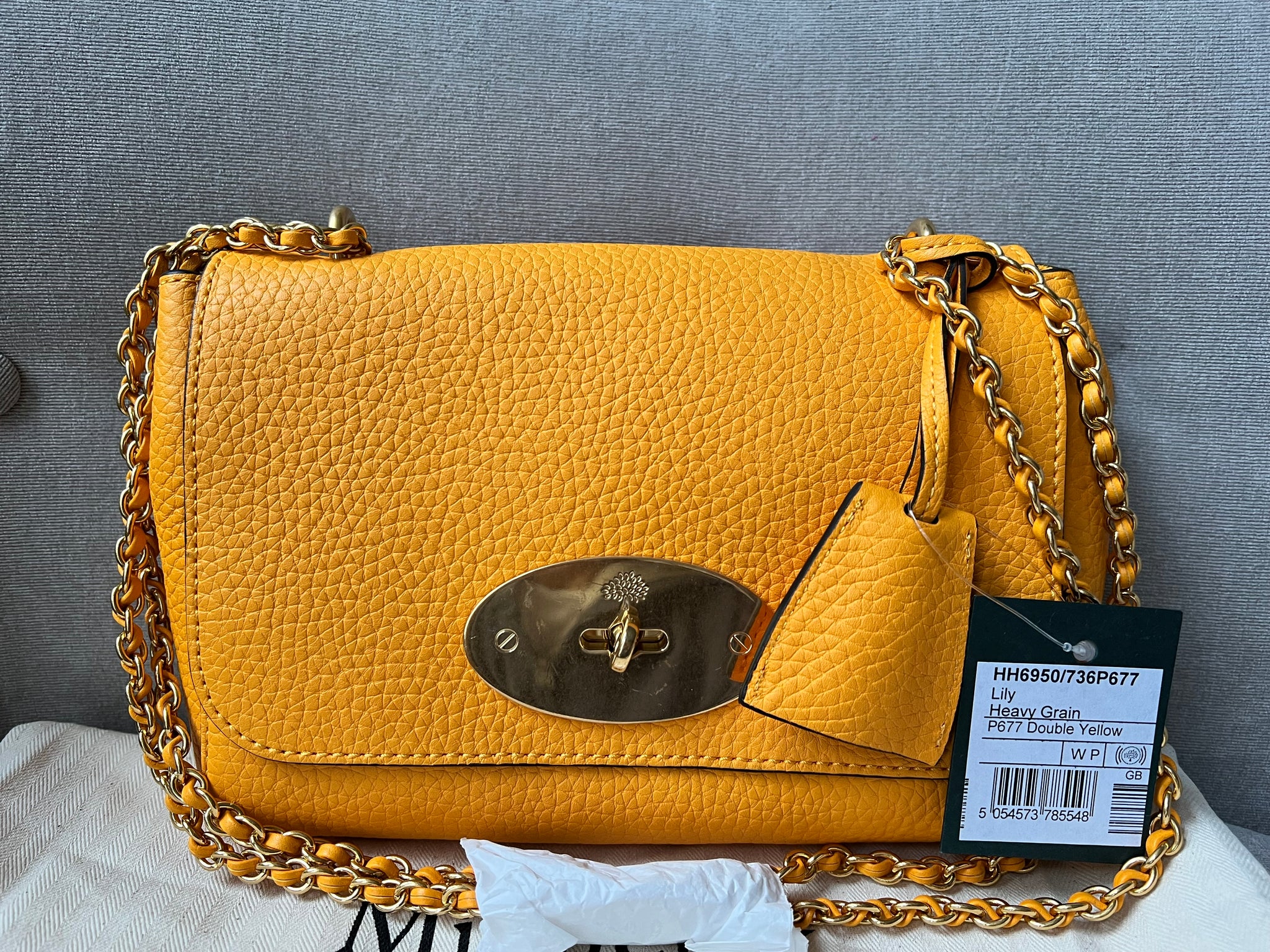 Yellow mulberry purse sale