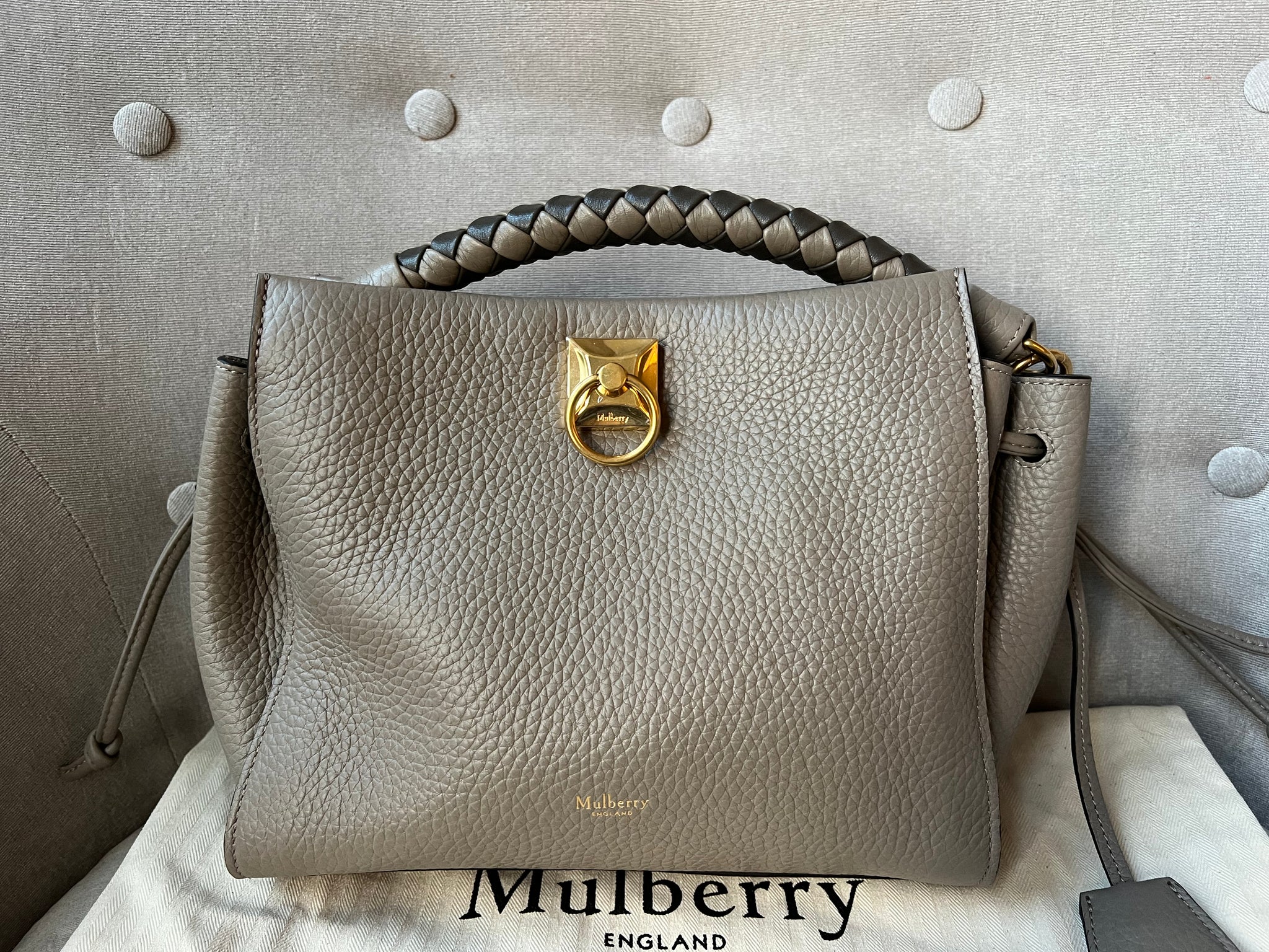 Mulberry Small Solid Grey Iris RRP 1 250 Addicted to Handbags