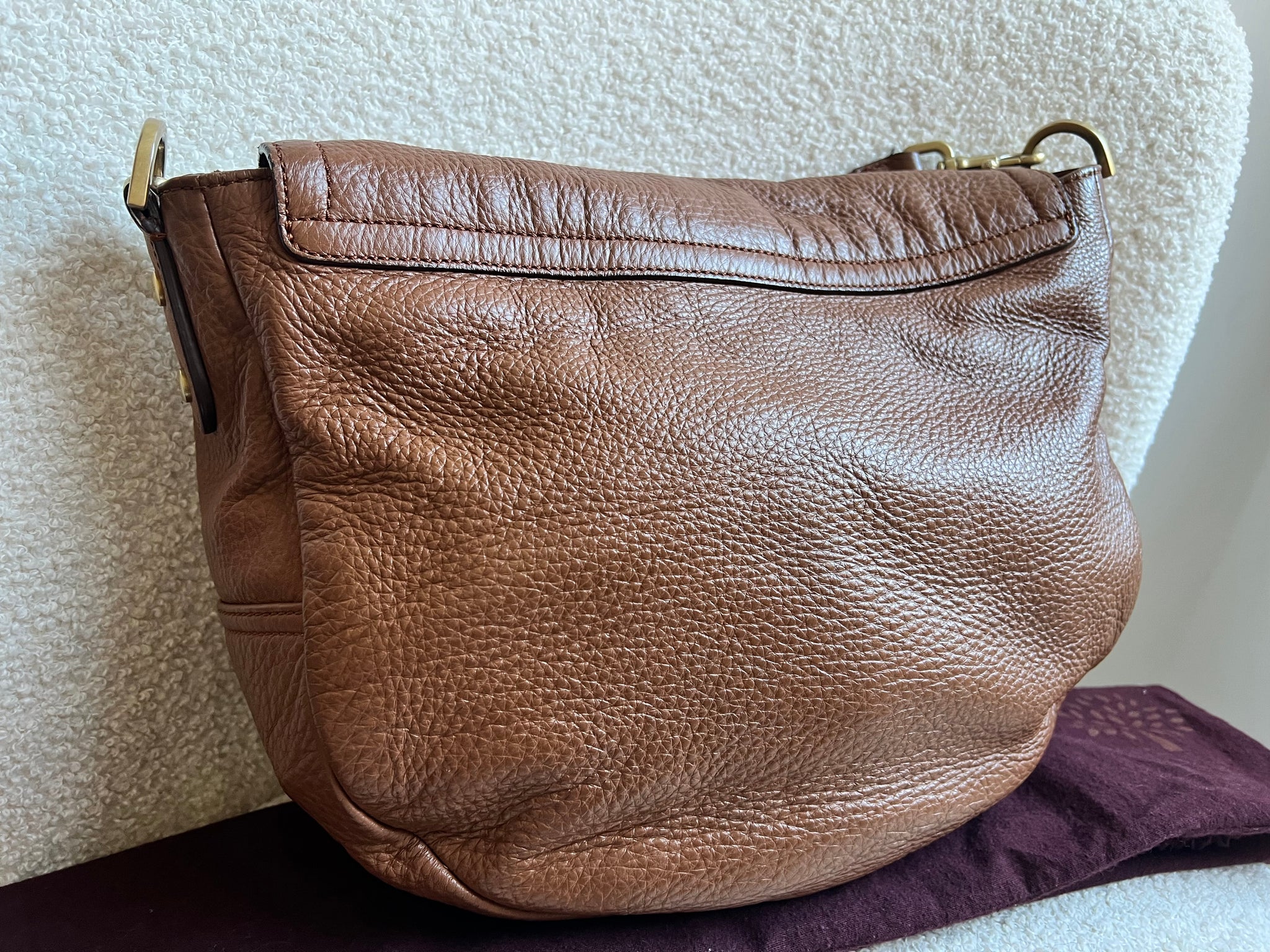 Mulberry Oak Large Effie Satchel – Addicted to Handbags