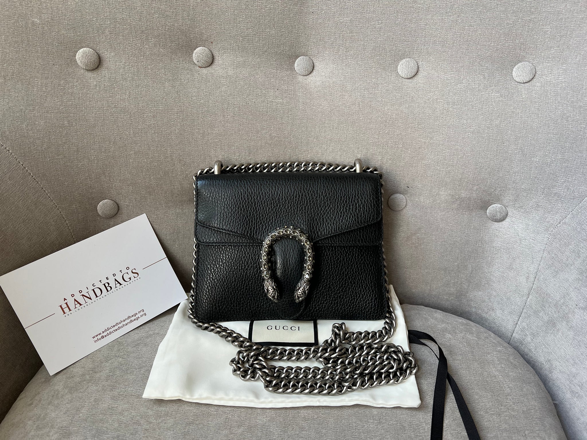 Gucci Dionysus Black Mini Bag RRP 2000