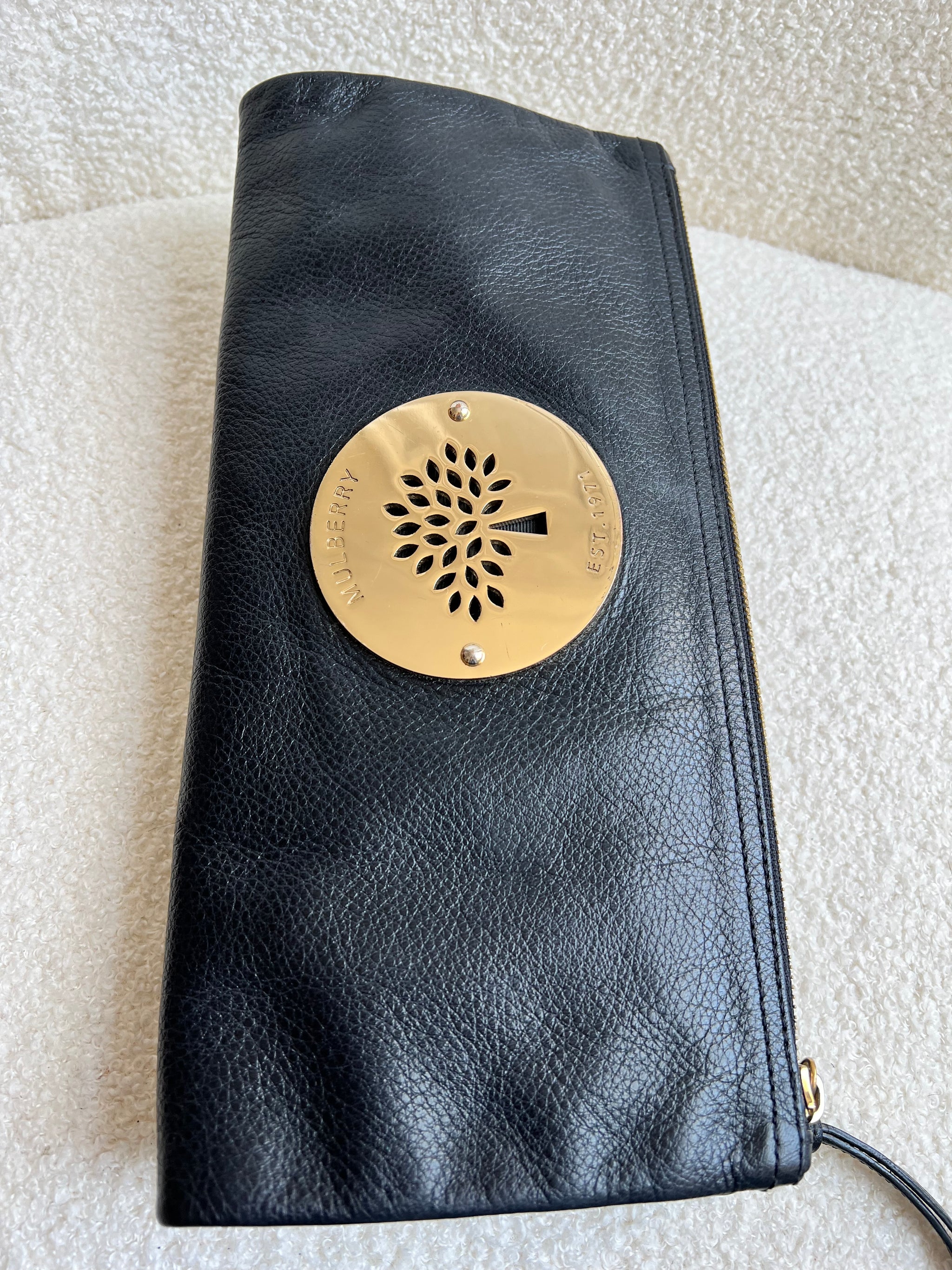 Mulberry Black Daria Clutch RRP 550 Addicted to Handbags