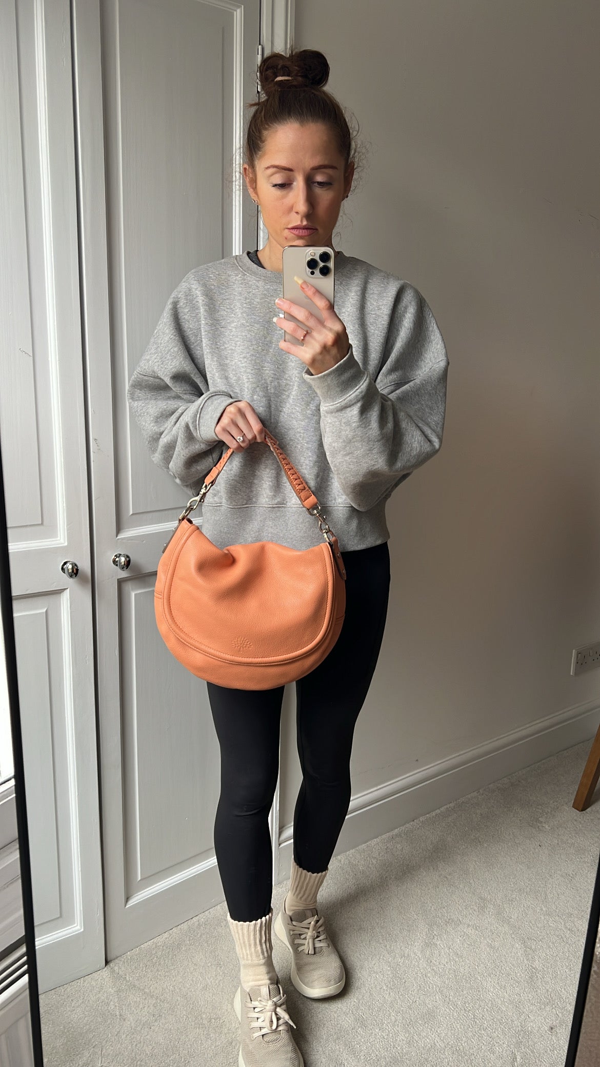 Mulberry Apricot Large Effie Satchel – Addicted to Handbags