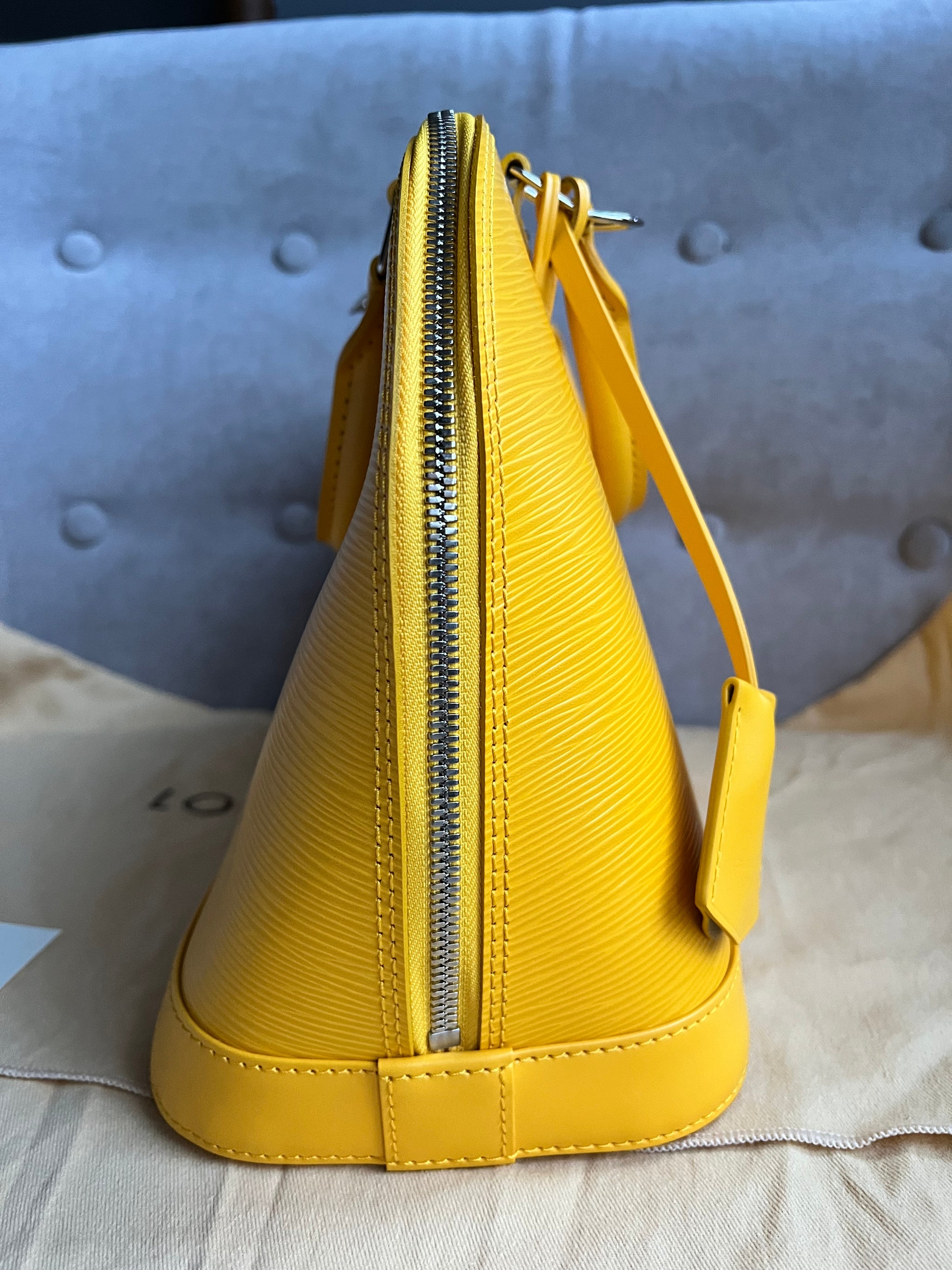 Louis Vuitton Alma PM Citron Yellow Epi (RRP £1780) – Addicted to