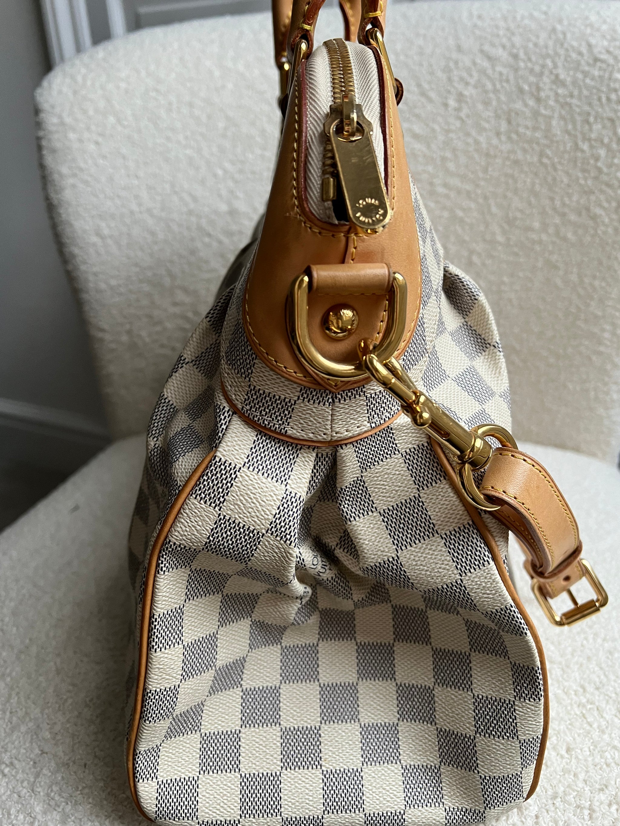 Louis Vuitton Trevi GM Damier Azur – Addicted to Handbags