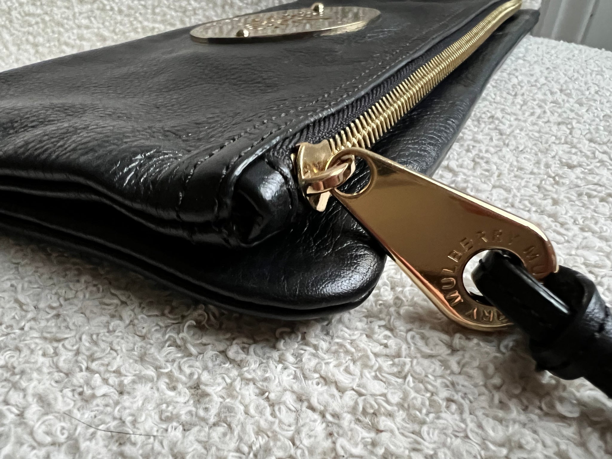 Mulberry Black Daria Clutch (RRP £550) – Addicted to Handbags