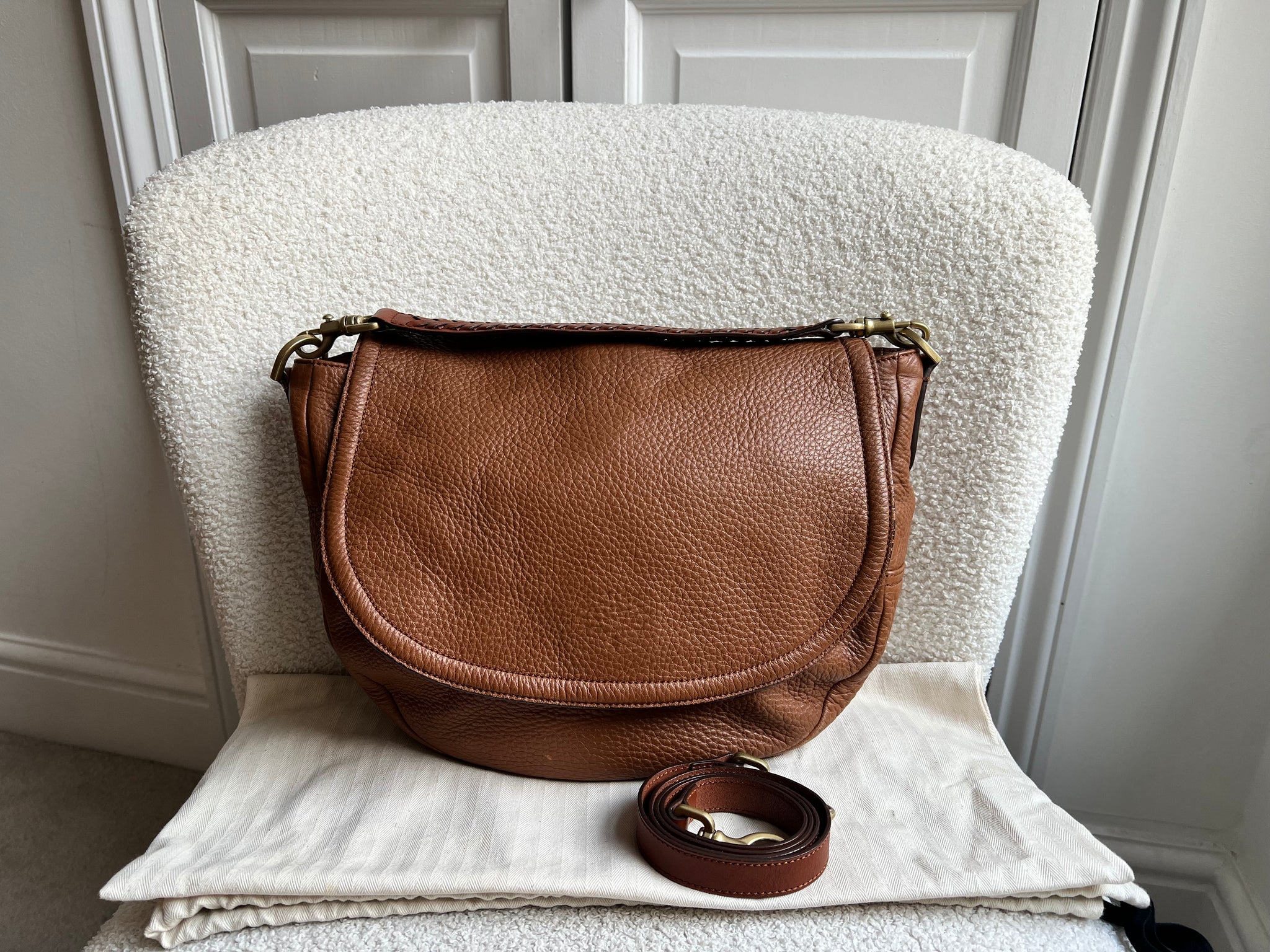 Mulberry Oak Large Effie Satchel – Addicted to Handbags