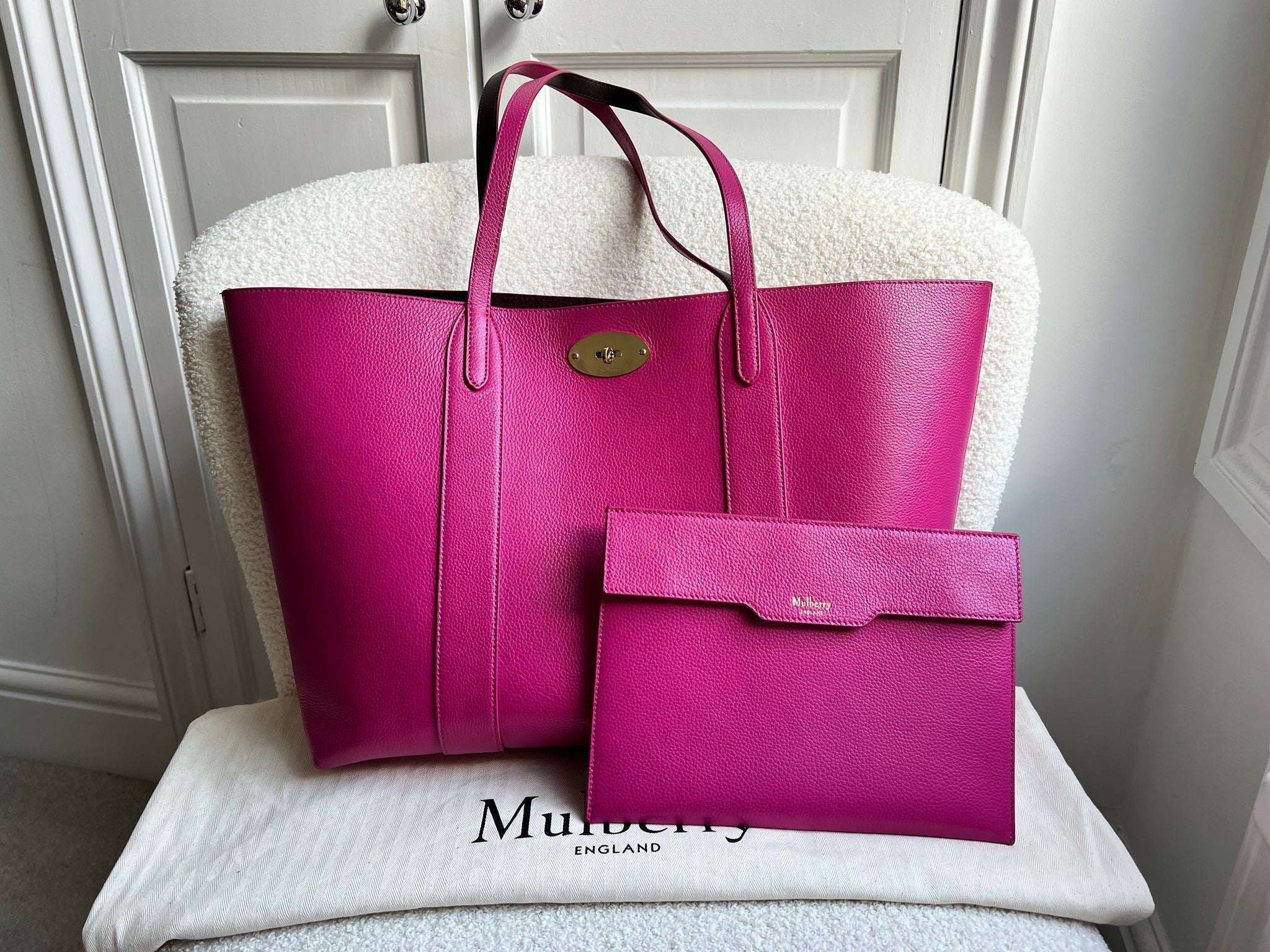 Mulberry Bag Pink Mulberry Pink Bayswater Tote (RRP £850)