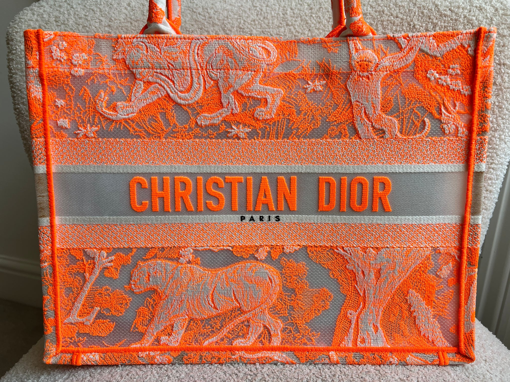 Christian Dior Toule de Jouey Medium Book Tote – Addicted to Handbags