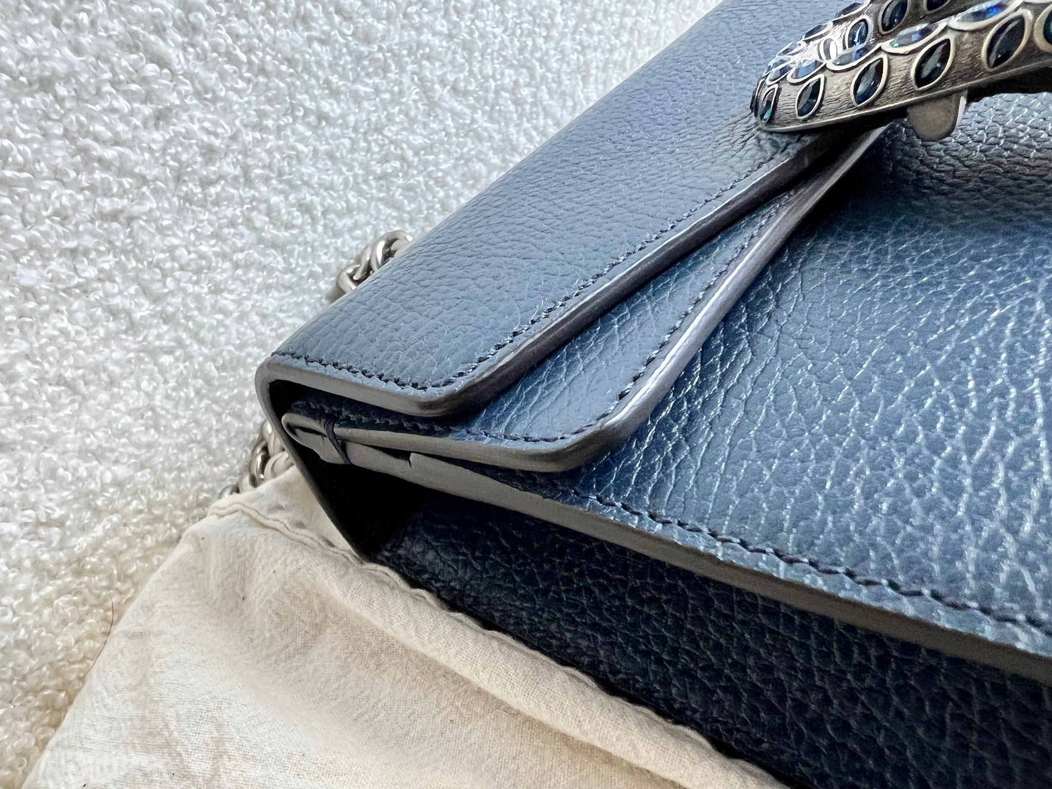 Gucci Dionysus Navy Blue Mini Bag (RRP £2050) – Addicted to Handbags