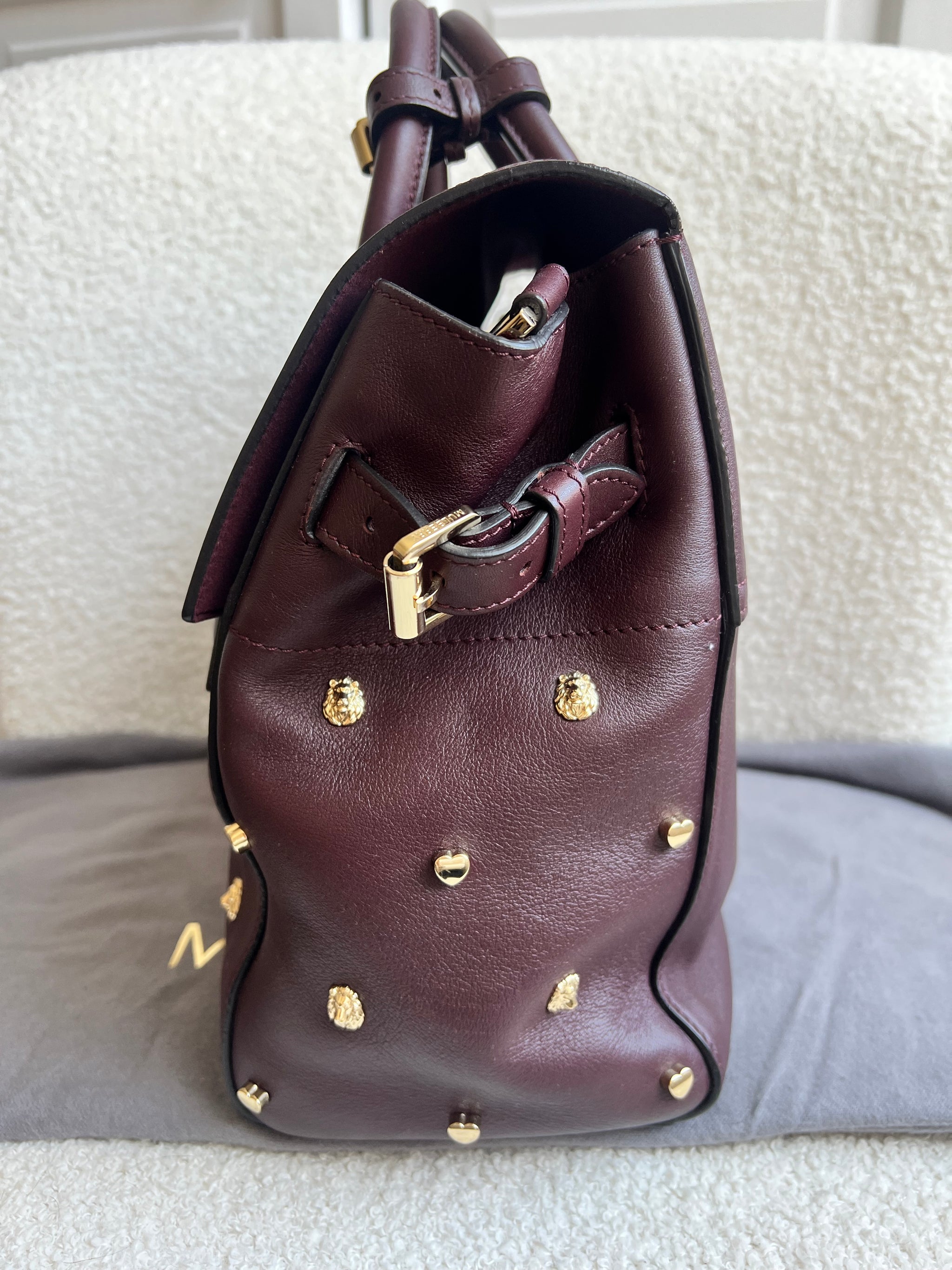 Mulberry Medium Oxblood Rivet Cara Backpack – Addicted to Handbags