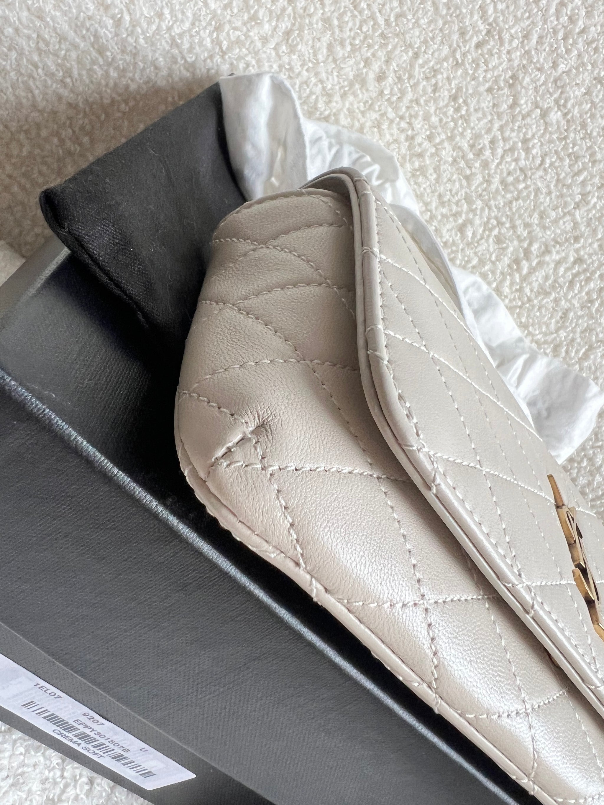 Yves Saint Laurent (YSL) Blanc Vintage Gaby Phone Pouch (RRP £920