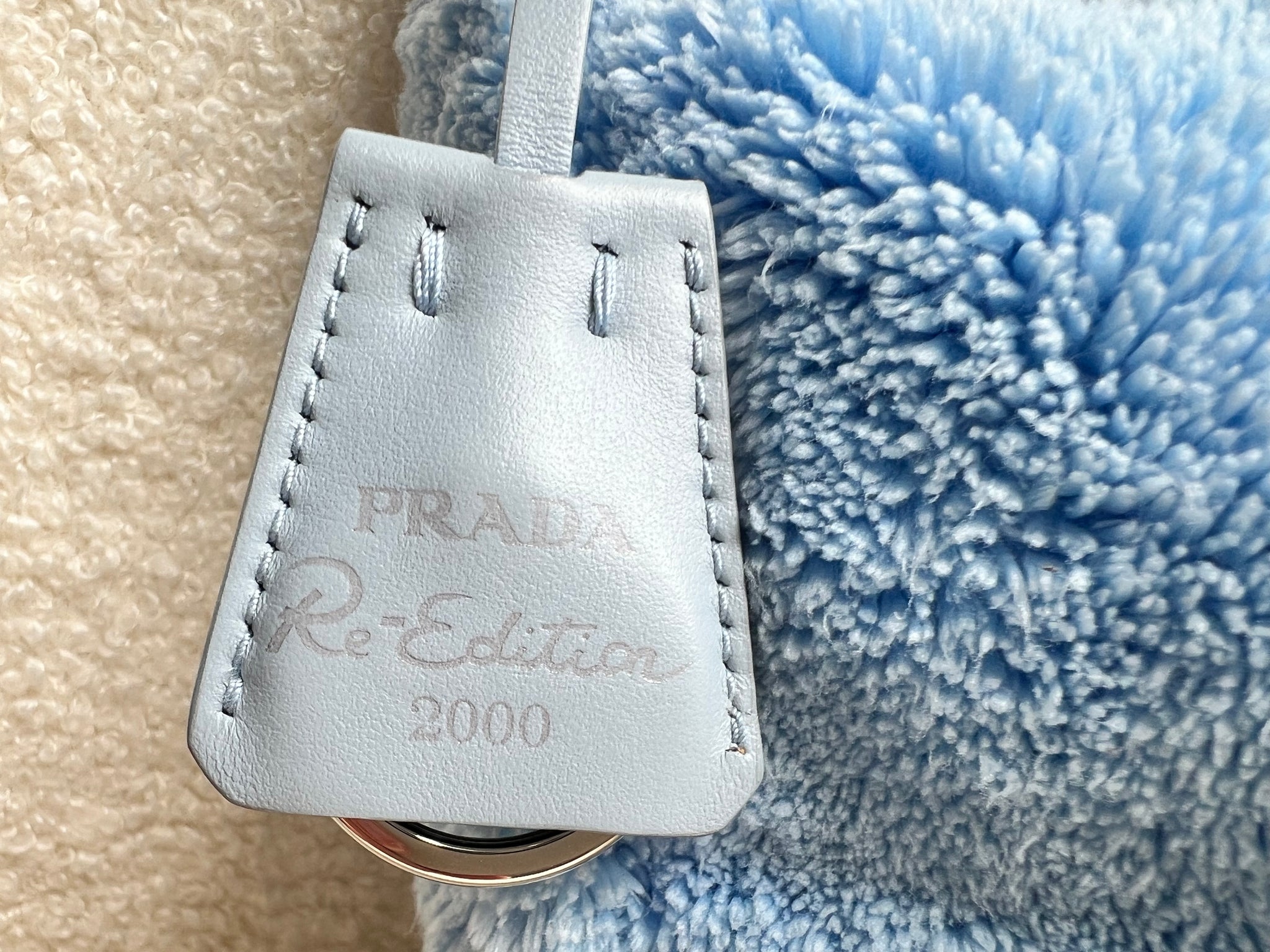 Prada Blue Re-edition 2000 Terry Cloth Shoulder Bag – Addicted to