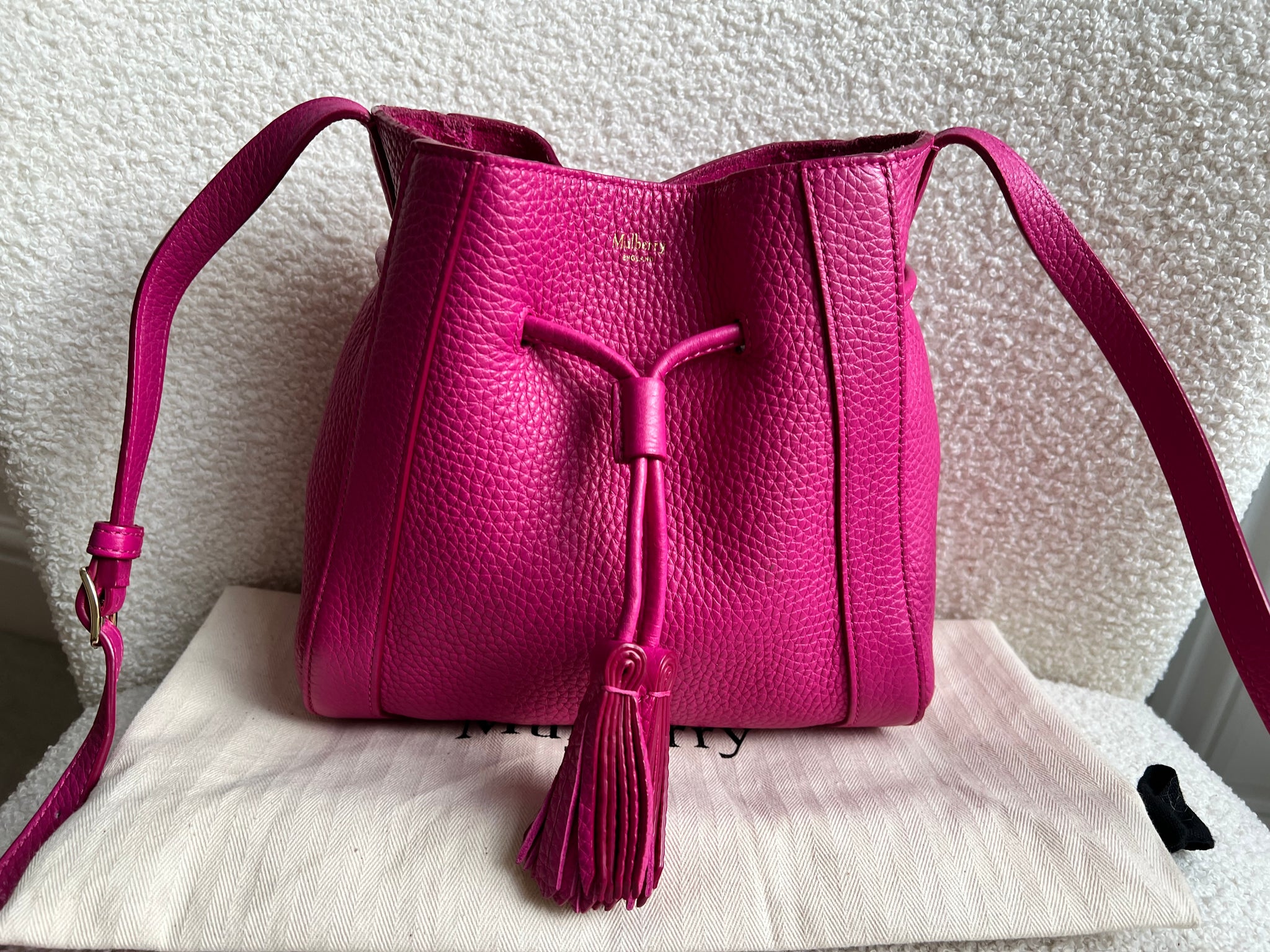 Mulberry Pink Mini Millie (£695) Mulberry Millie Small Bucket 