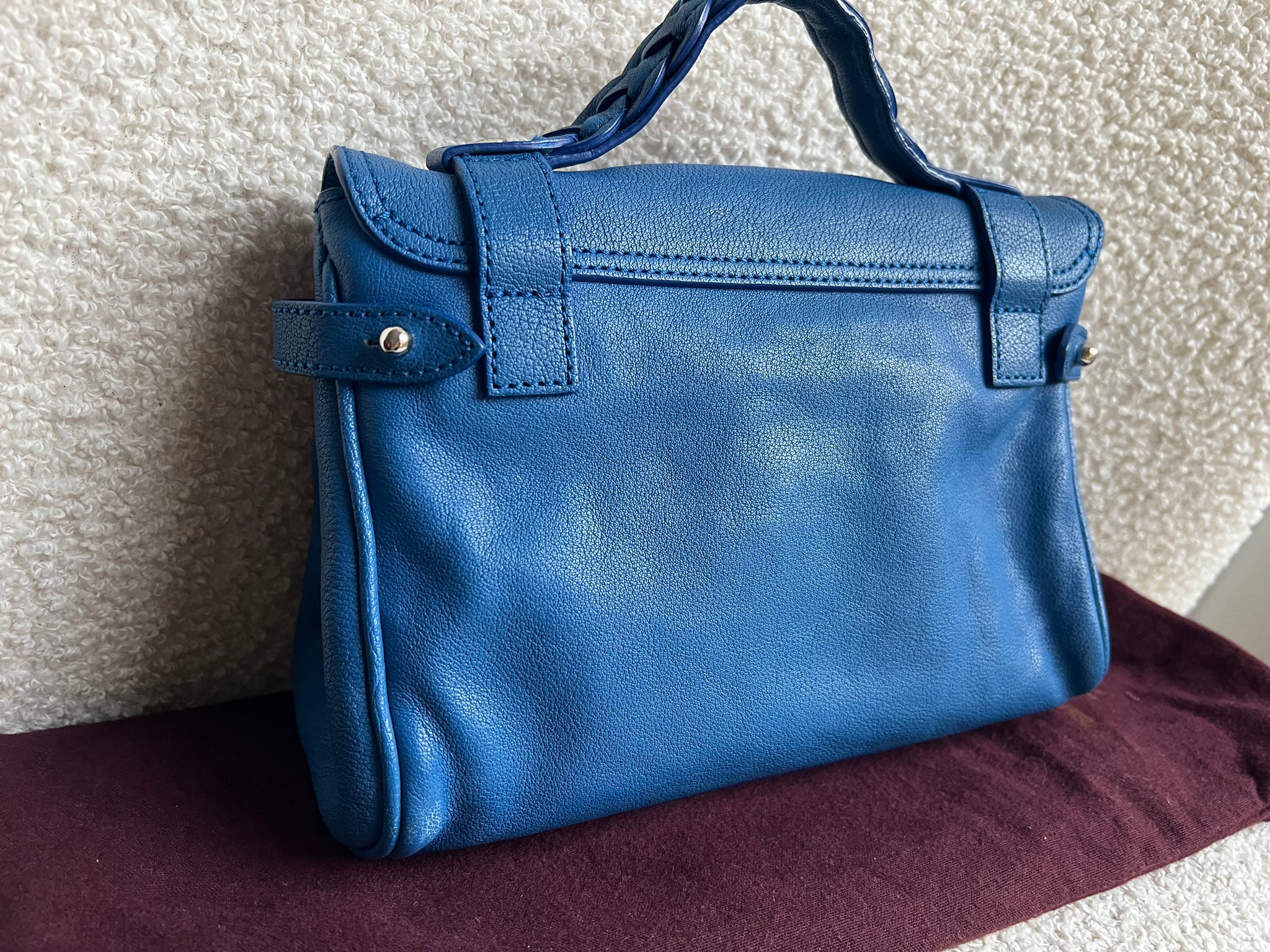 Mulberry Blue Mini Alexa (RRP £895) – Addicted to Handbags