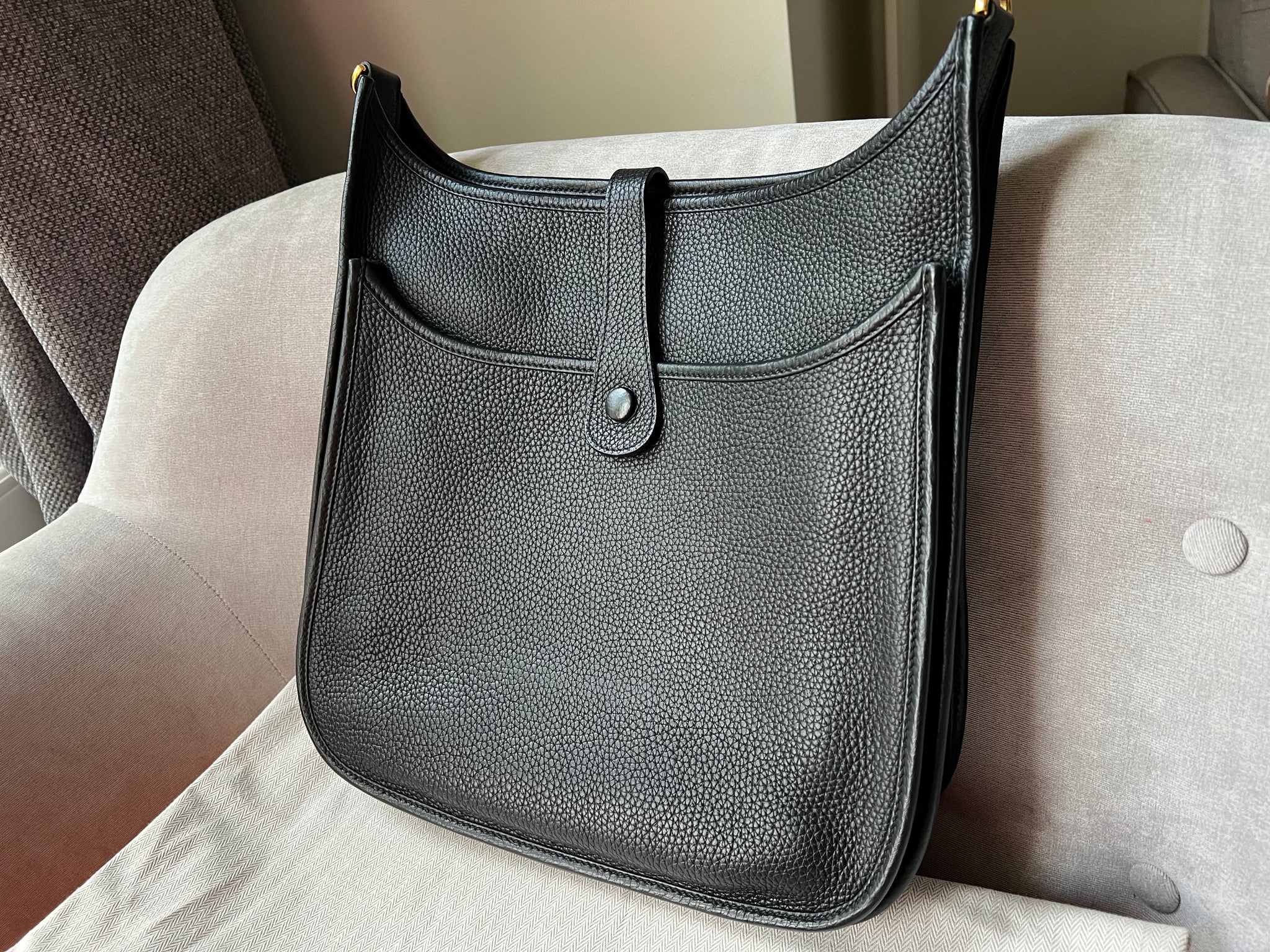 Hermes evelyne black on sale