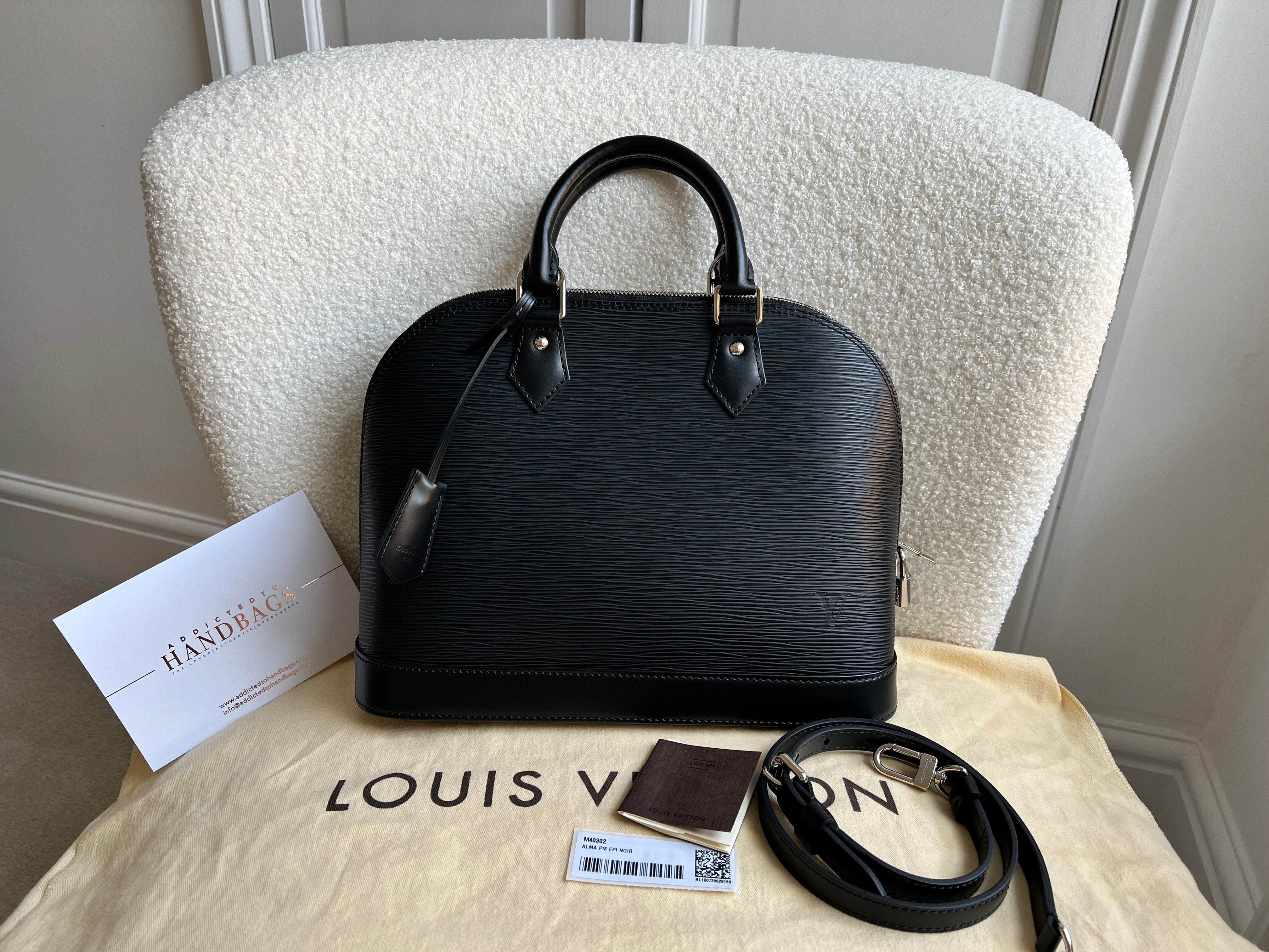 Louis Vuitton Alma PM Black Epi RRP 1780