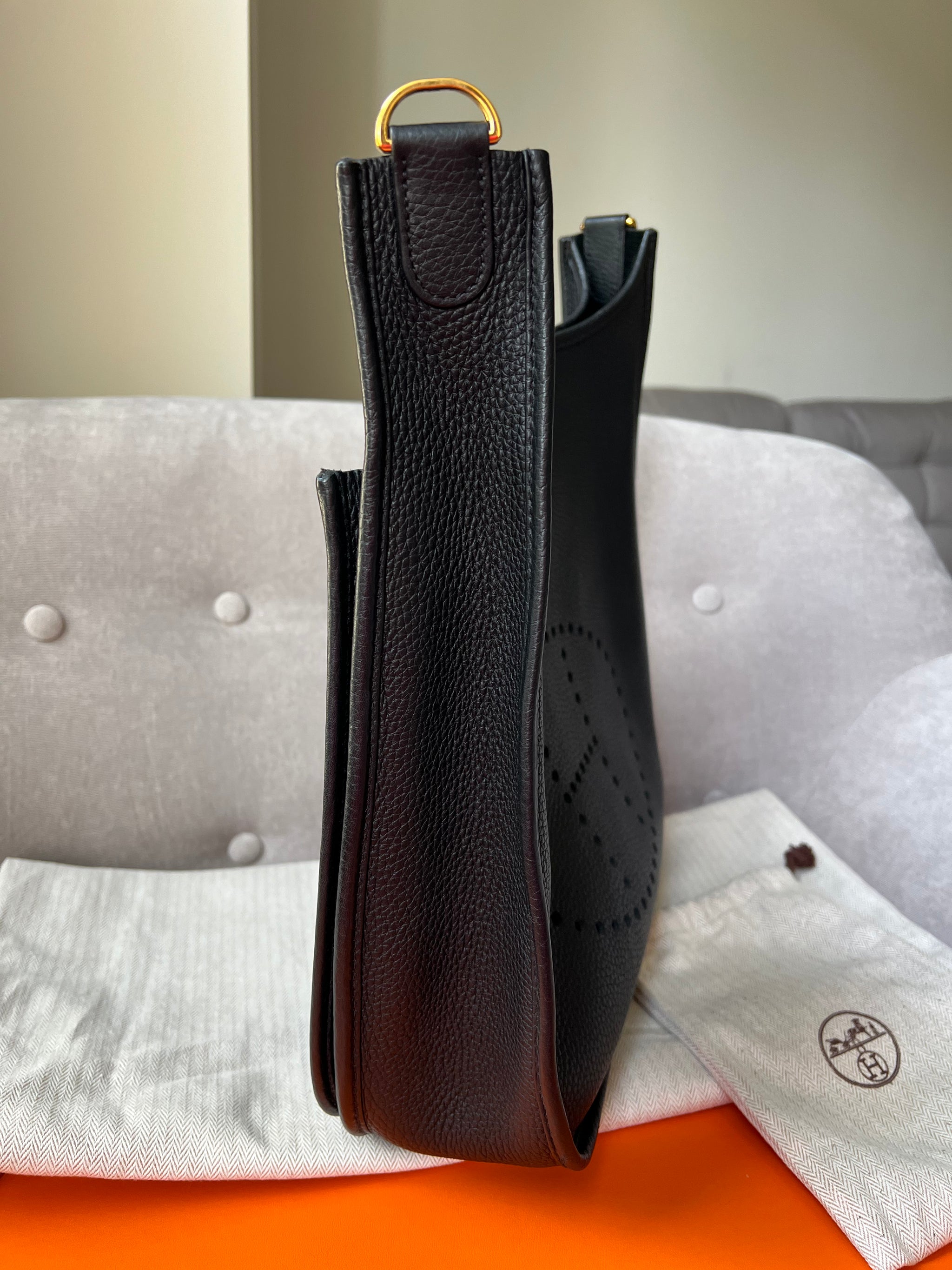 Hermes Evelyne GM III 33 in Black Clemence Leather RRP 3 030 Addicted to Handbags