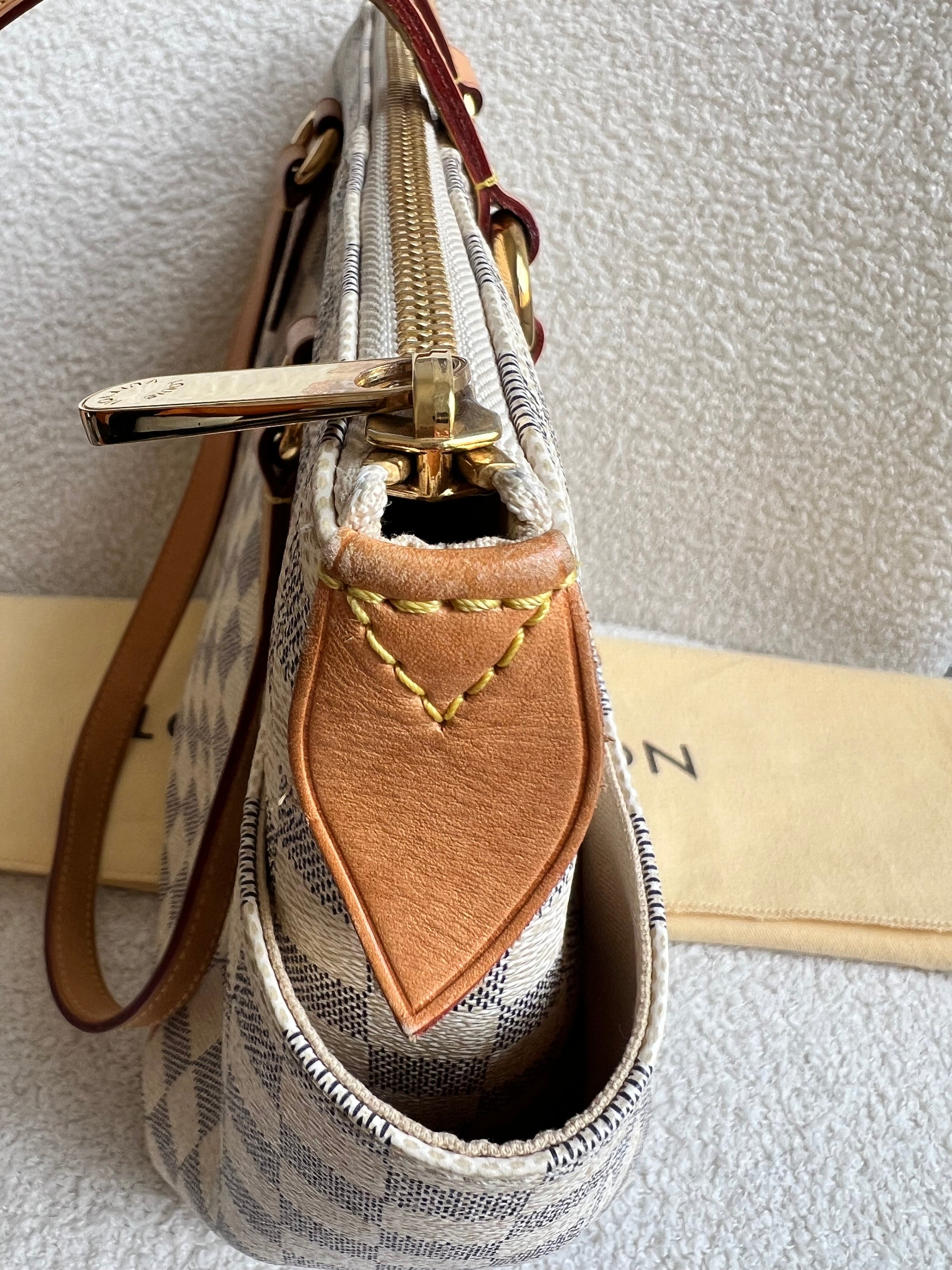 Vuitton Damier Azur Real Vs Fake Neverfull Sac A Main Cabas Louis