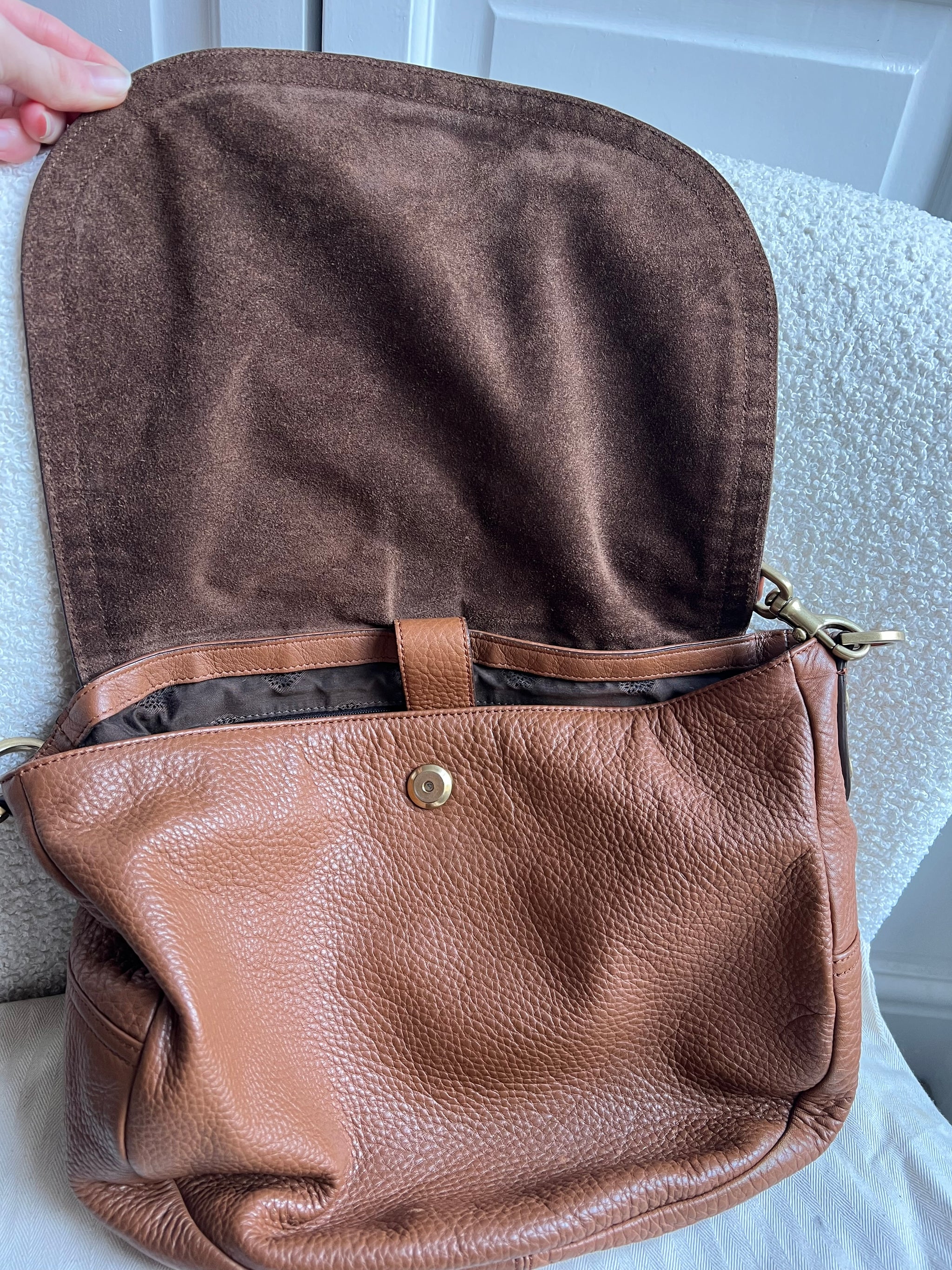 Mulberry Oak Large Effie Satchel – Addicted to Handbags