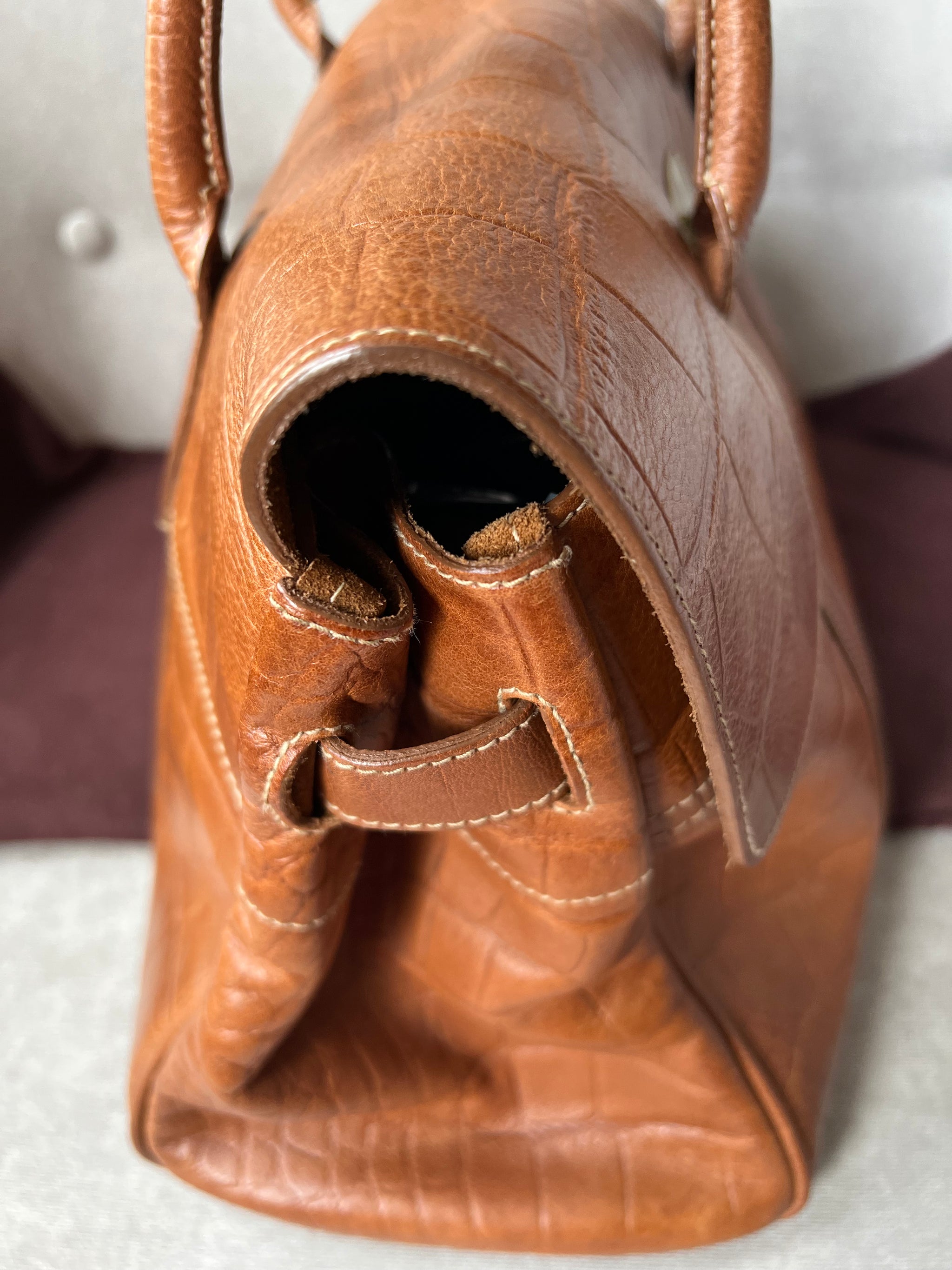 Bayswater Tote Oak Mulberry Tote Oak 2024 (Mulberry Croc Print