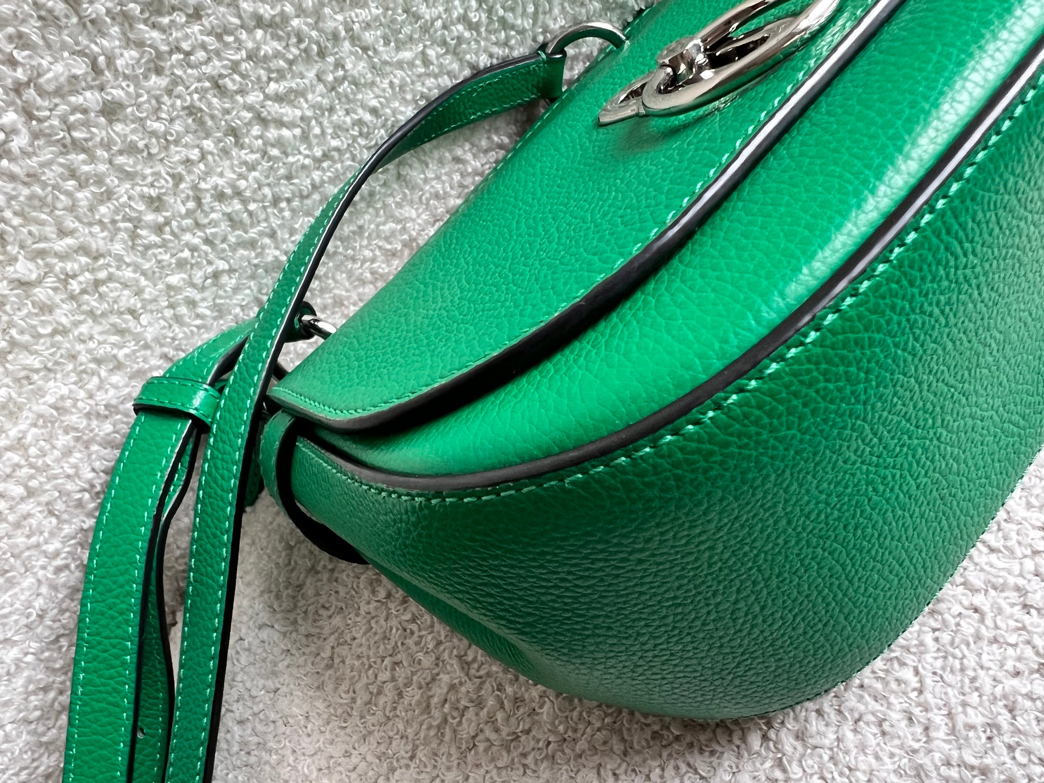 Mulberry Lawn Green Amberley Satchel (RRP £795) – Addicted to Handbags